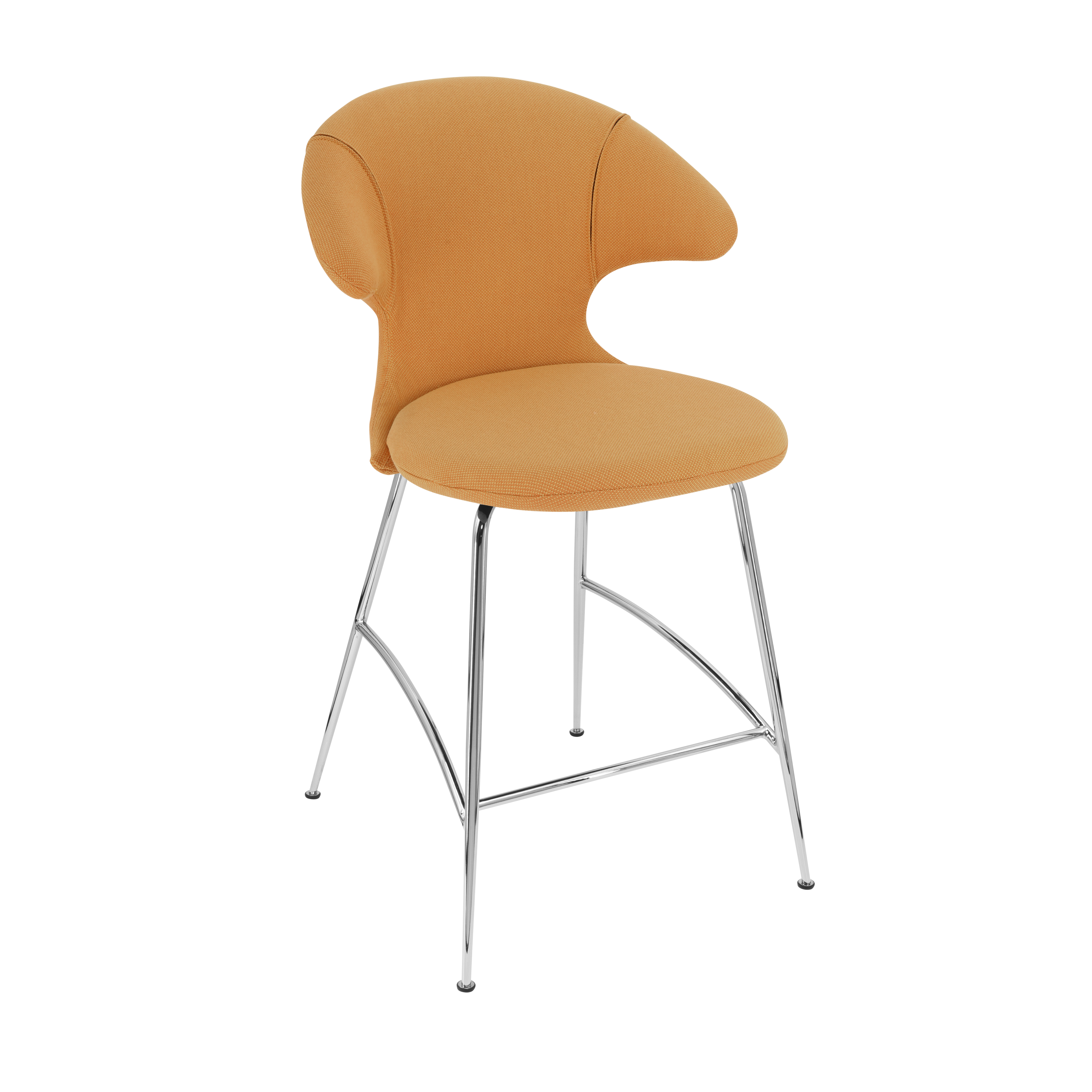Time Flies Counter Stuhl in Tangerine präsentiert im Onlineshop von KAQTU Design AG. Barstuhl mit Armlehne ist von Umage