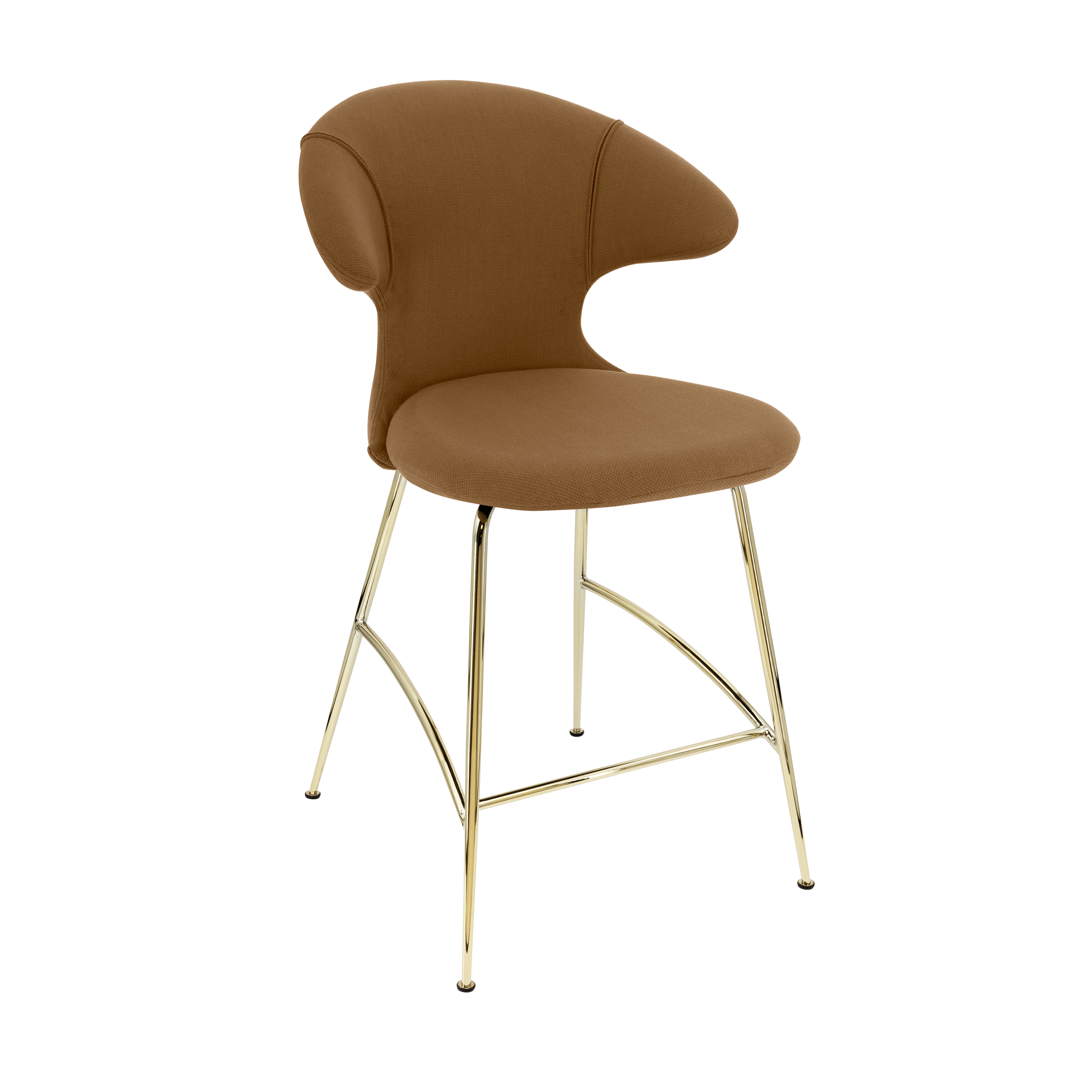 Time Flies Counter Stuhl in Caramel präsentiert im Onlineshop von KAQTU Design AG. Barstuhl mit Armlehne ist von Umage