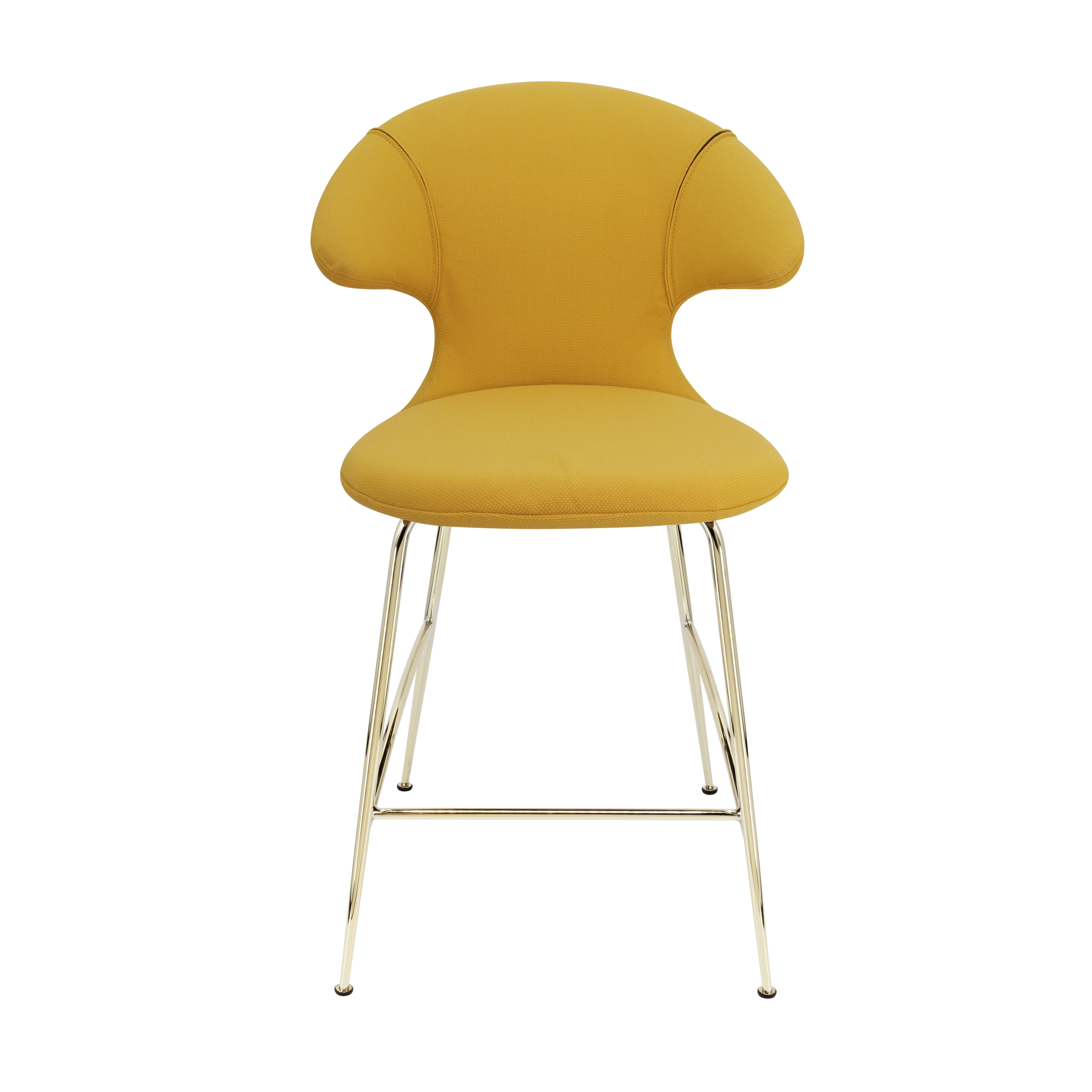 Time Flies Counter Stuhl in Curry Sun präsentiert im Onlineshop von KAQTU Design AG. Barstuhl mit Armlehne ist von Umage