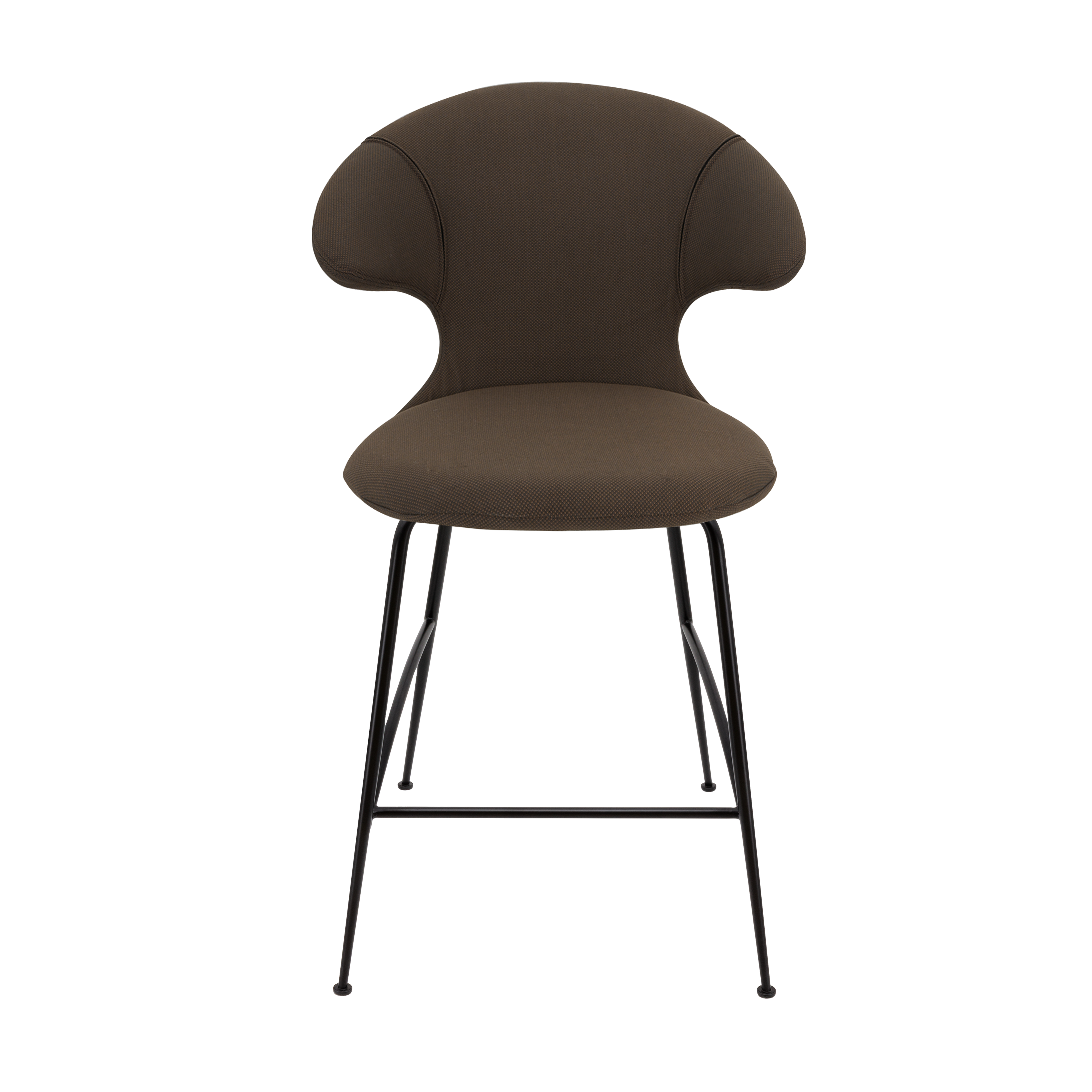 Time Flies Counter Stuhl in Mocca präsentiert im Onlineshop von KAQTU Design AG. Barstuhl mit Armlehne ist von Umage