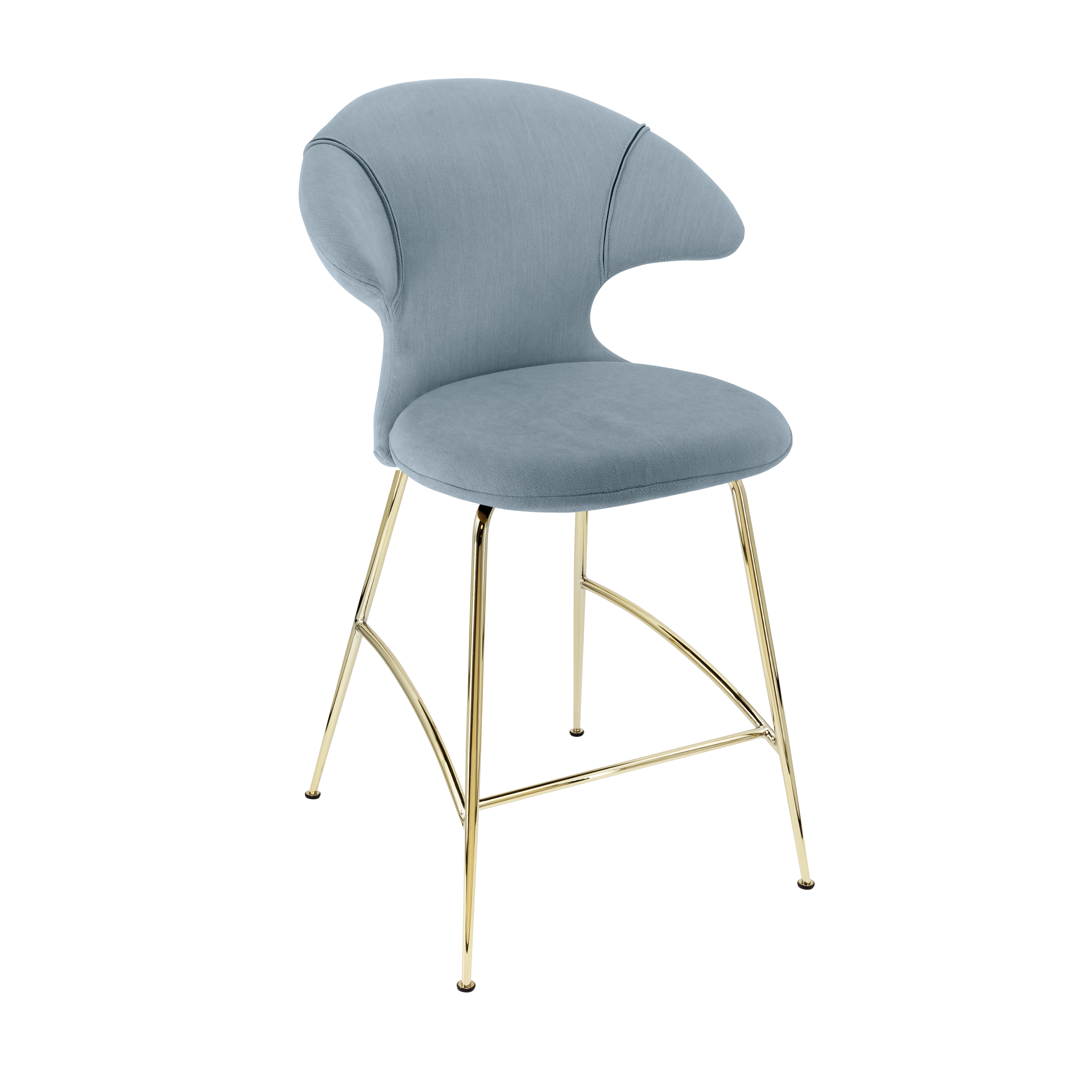Time Flies Counter Stuhl in Bright Skies präsentiert im Onlineshop von KAQTU Design AG. Barstuhl mit Armlehne ist von Umage