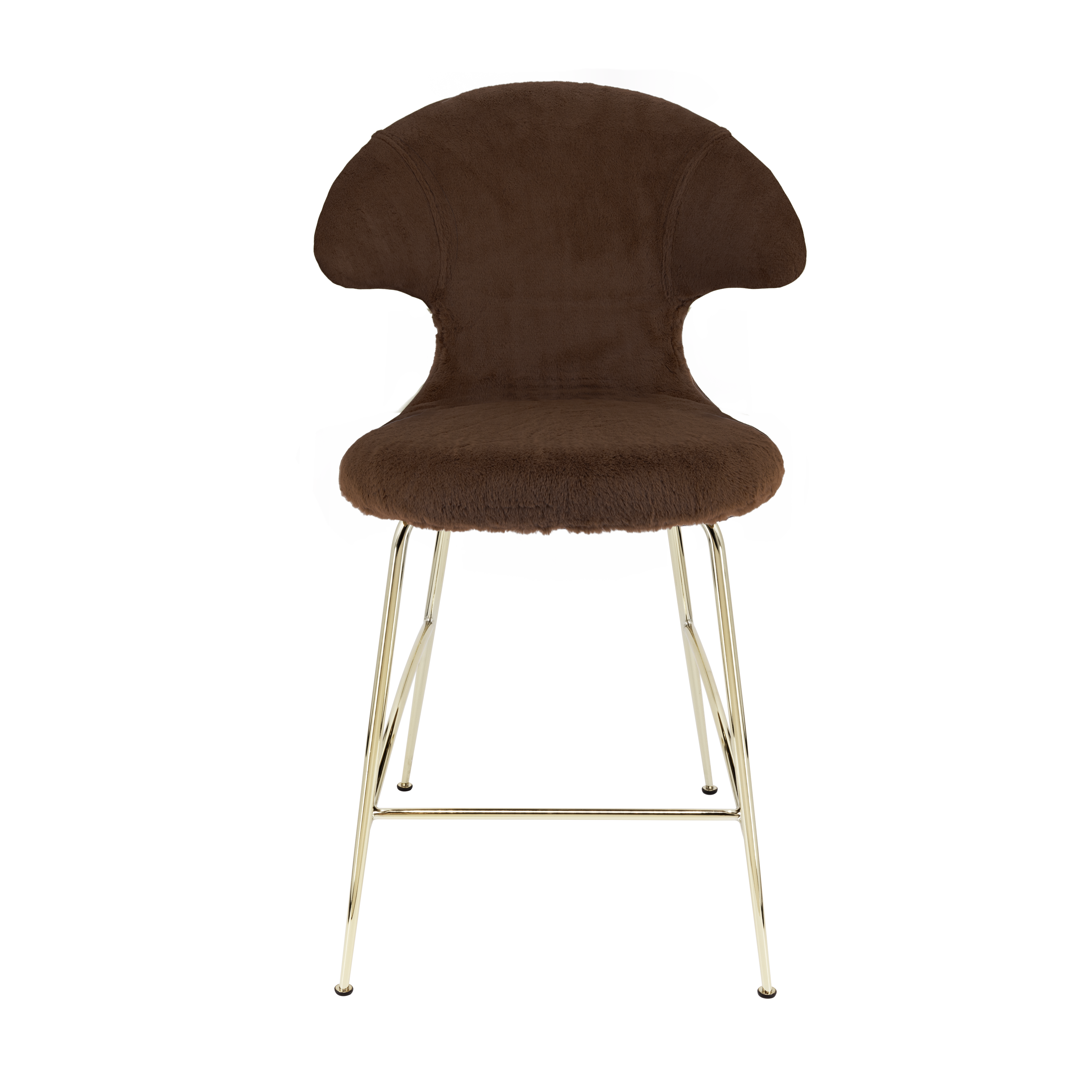 Time Flies Counter Stuhl in Teddy Brown präsentiert im Onlineshop von KAQTU Design AG. Barstuhl mit Armlehne ist von Umage