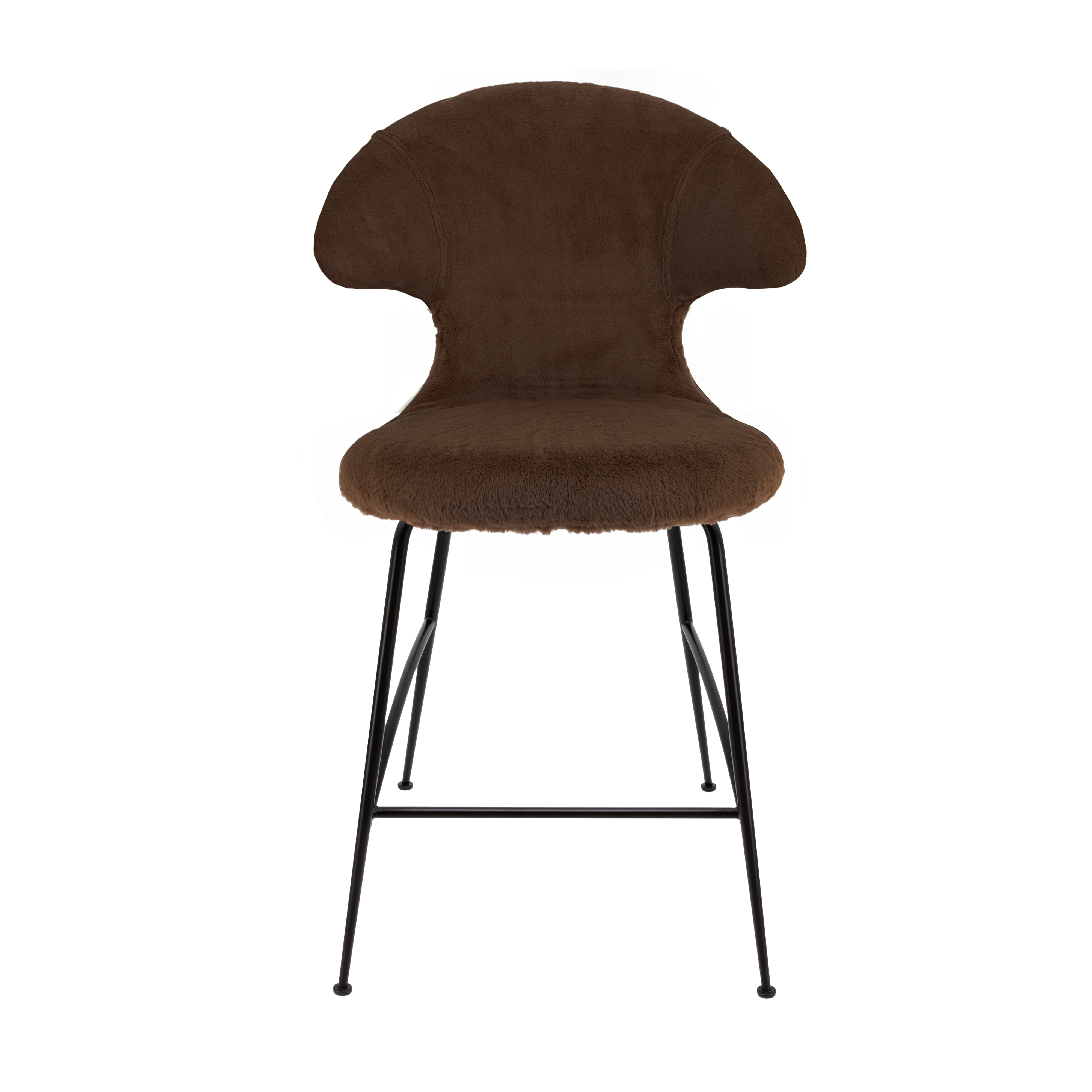 Time Flies Counter Stuhl in Teddy Brown präsentiert im Onlineshop von KAQTU Design AG. Barstuhl mit Armlehne ist von Umage