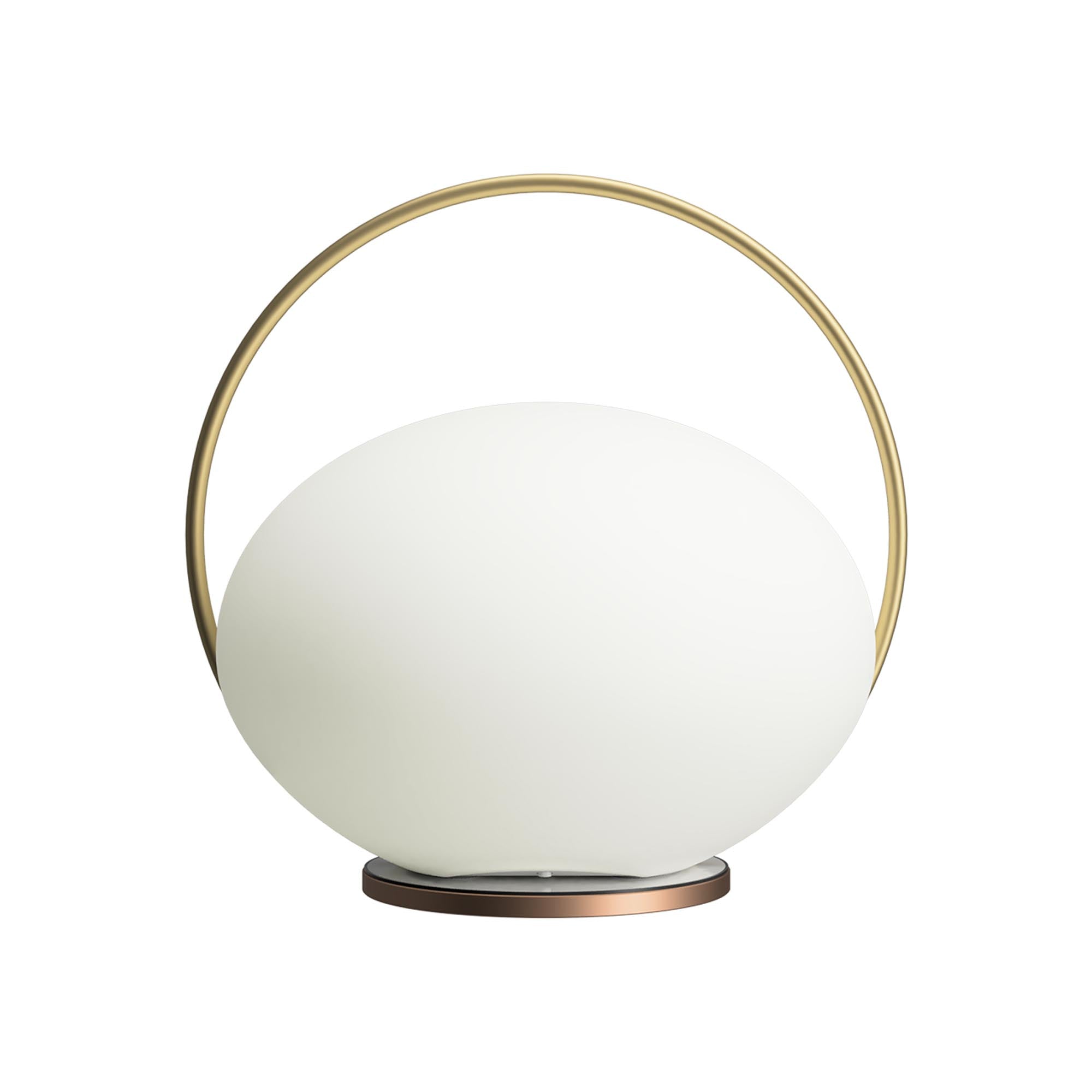 Die tragbare Orbit Tischleuchte von Umage, inspiriert vom Mond, bietet kabelloses Licht mit 3 Modi und elegantem Design.