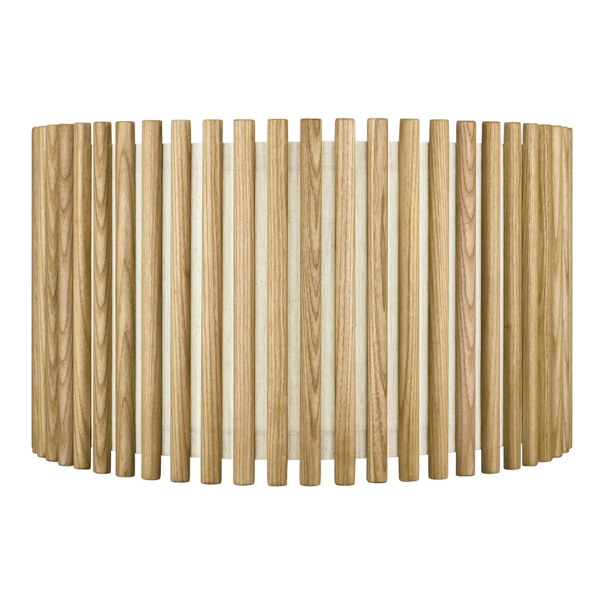 Komorebi Circle: Zeitloser Holz-Lampenschirm für warmes Ambiente.