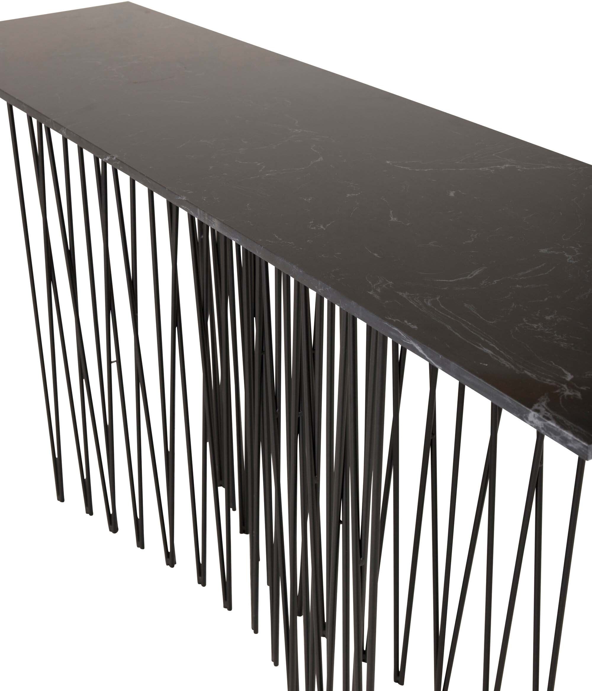 Stone Beistelltisch in Schwarz präsentiert im Onlineshop von KAQTU Design AG. Beistelltisch ist von Furniture Fashion