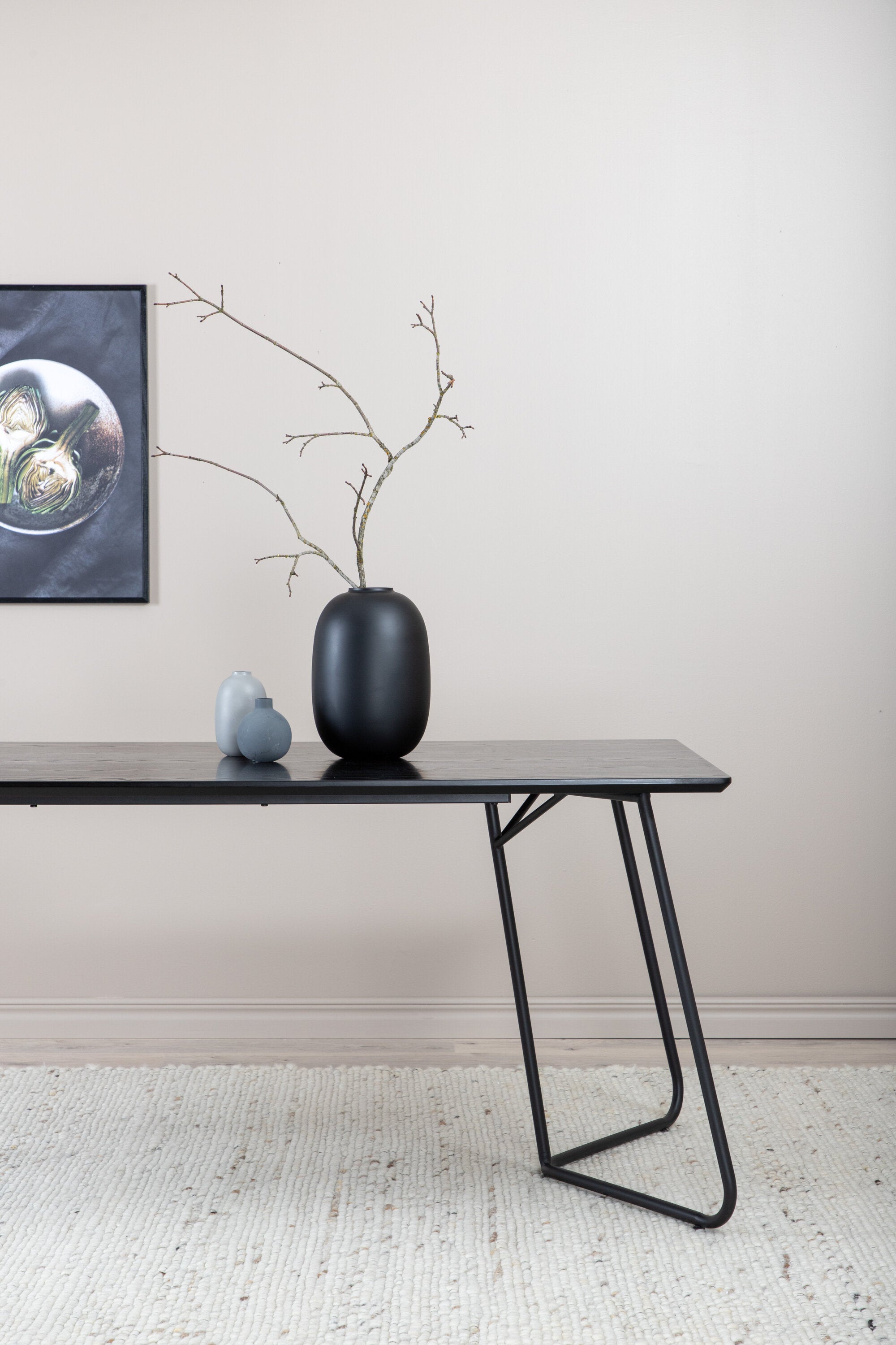 Petra Tisch in Schwarz präsentiert im Onlineshop von KAQTU Design AG. Esstisch ist von Venture Home