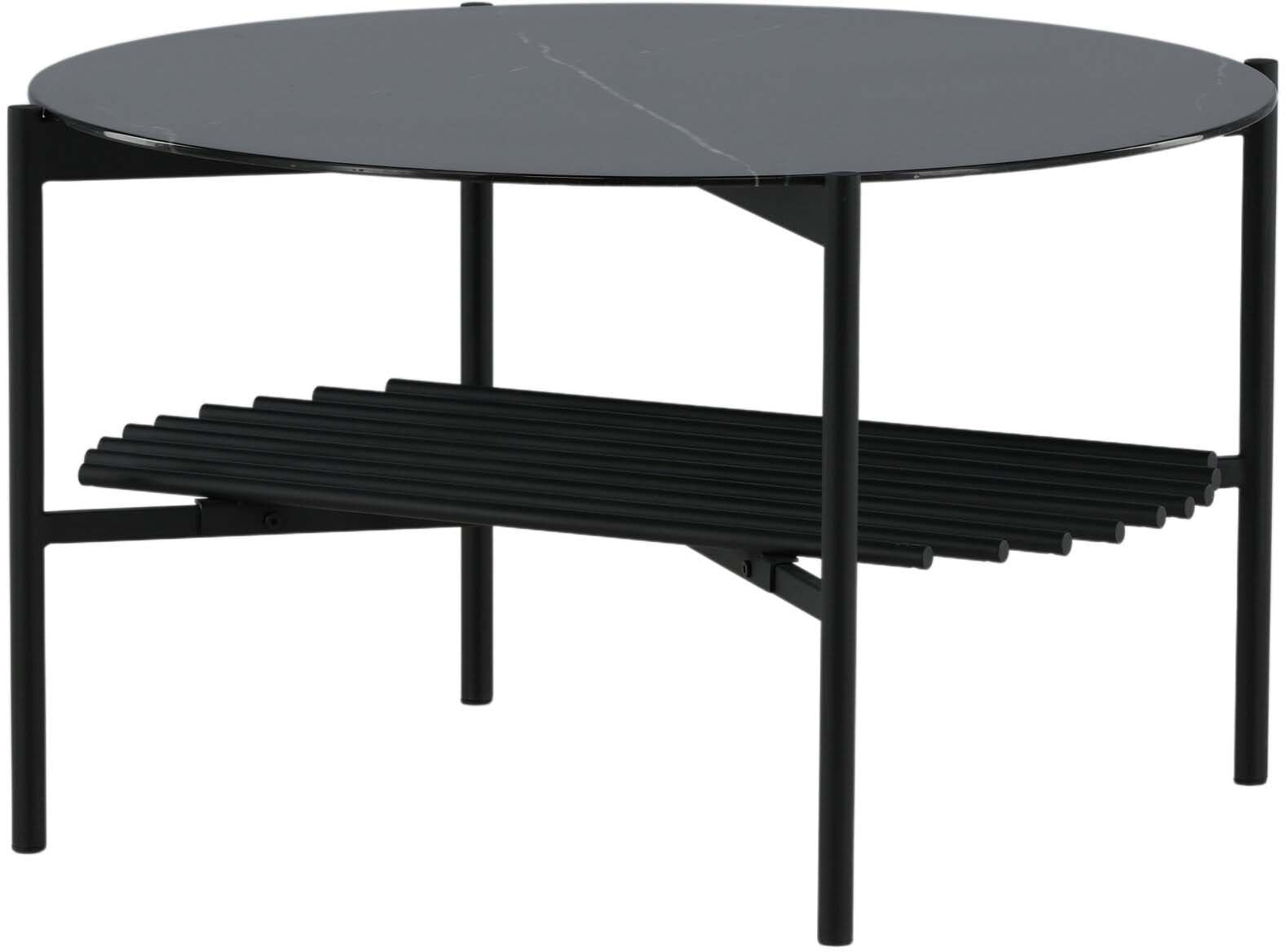 Von Staf Coffee Tisch rund in Schwarz präsentiert im Onlineshop von KAQTU Design AG. Beistelltisch ist von Venture Home