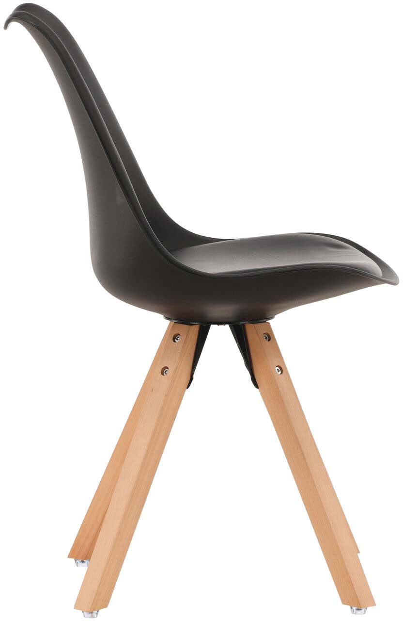 Zeno Stuhl in Schwarz / Natur präsentiert im Onlineshop von KAQTU Design AG. Stuhl ist von Venture Home