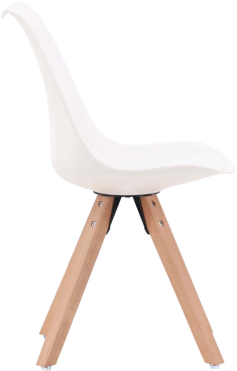 Zeno Stuhl in Weiss / Natur präsentiert im Onlineshop von KAQTU Design AG. Stuhl ist von Venture Home
