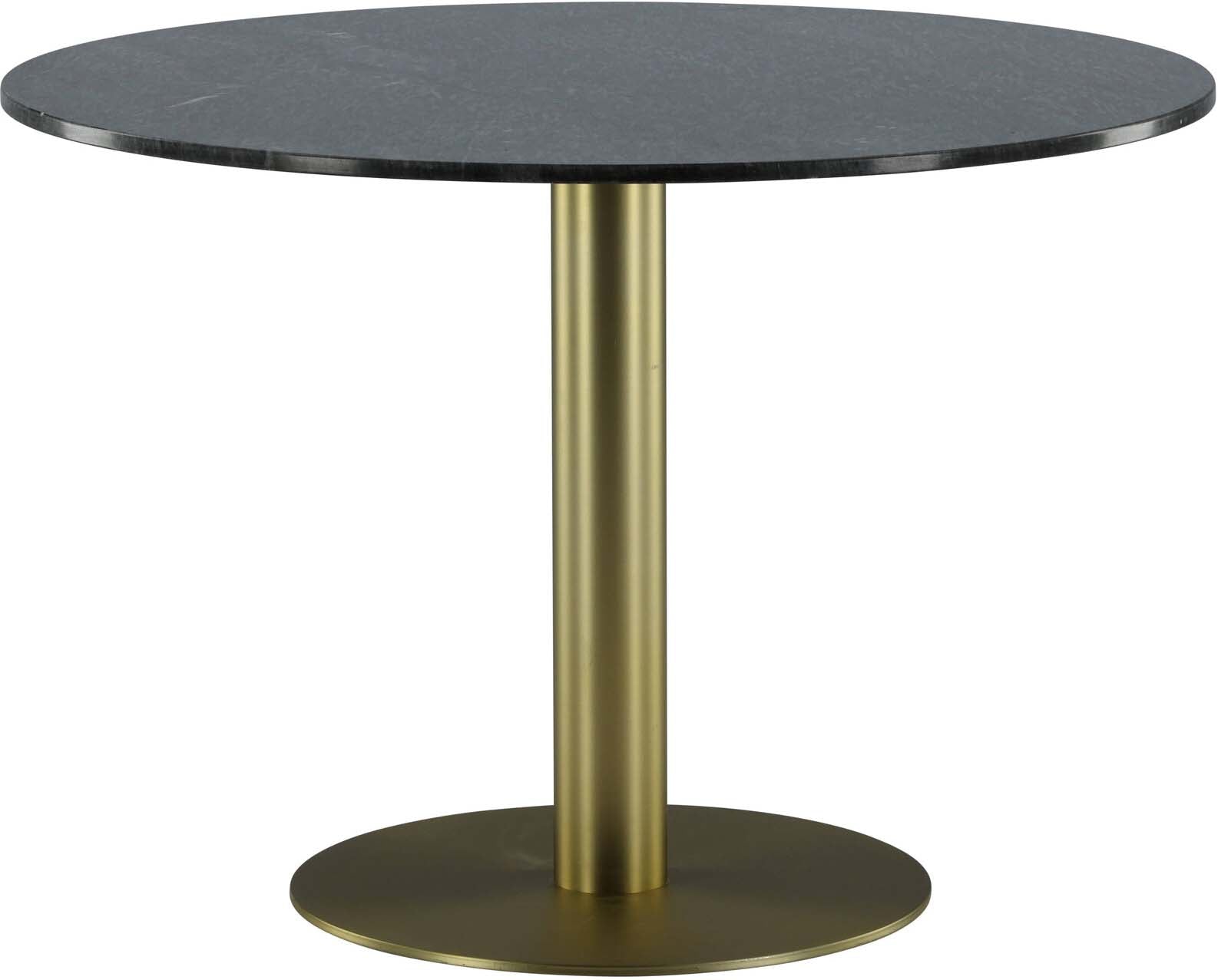 Estelle Tisch in Grau / Schwarz / Gold präsentiert im Onlineshop von KAQTU Design AG. Esstisch ist von Venture Home