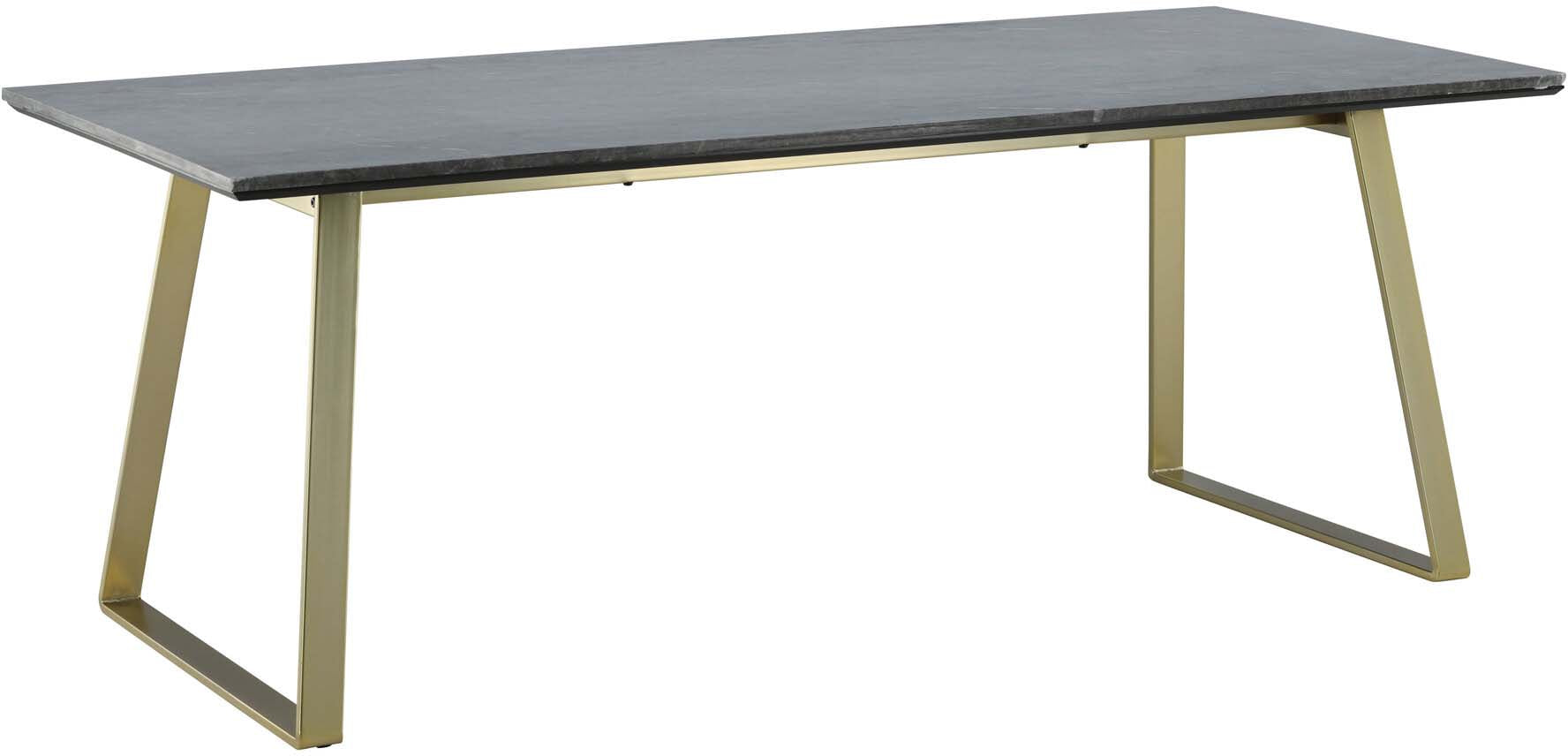 Estelle Tisch in Grau / Gold präsentiert im Onlineshop von KAQTU Design AG. Esstisch ist von Venture Home