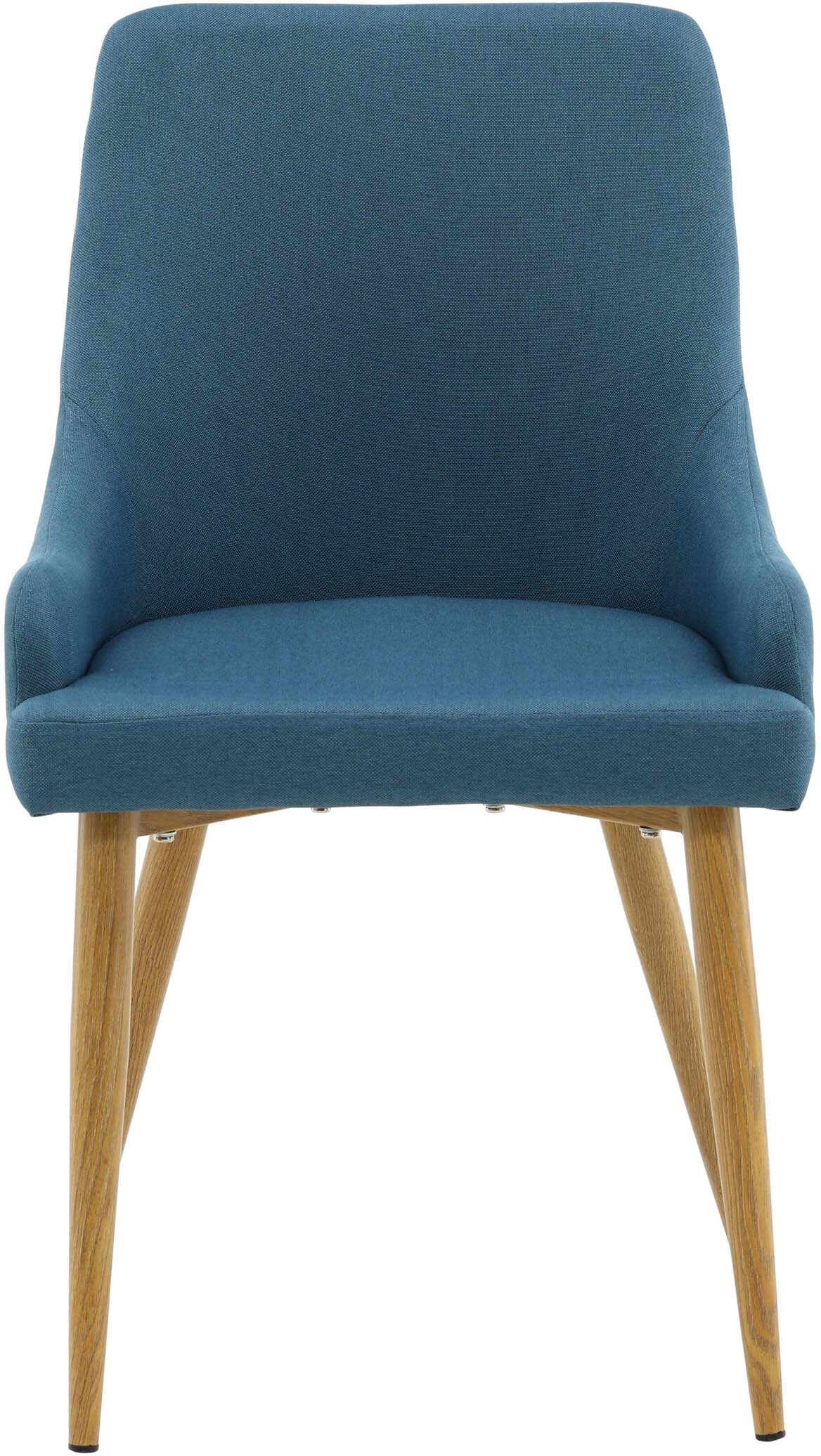 Plaza Stuhl in Blau / Natur präsentiert im Onlineshop von KAQTU Design AG. Stuhl ist von Venture Home