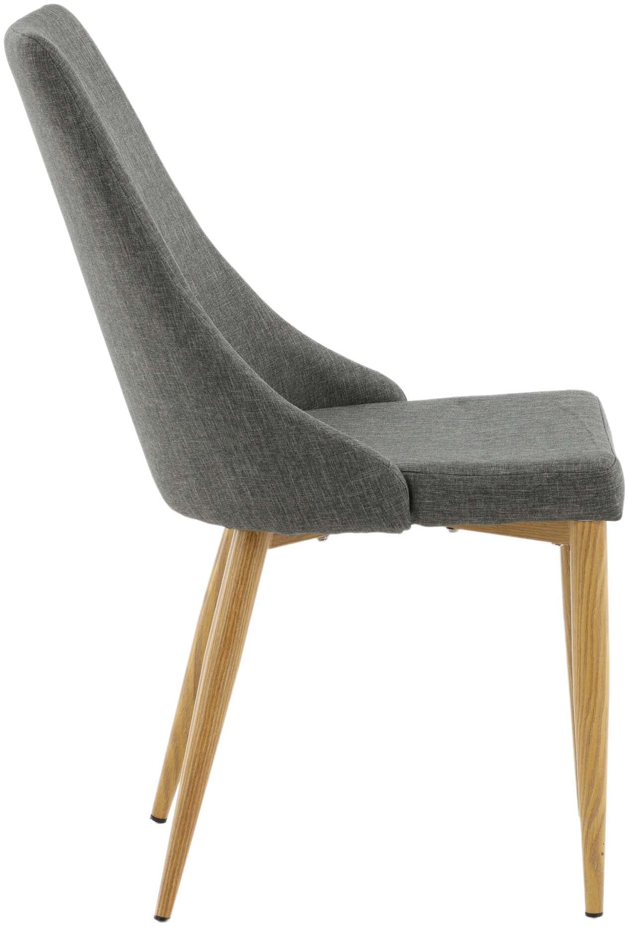 Leone Stuhl in Dunkelgrau präsentiert im Onlineshop von KAQTU Design AG. Stuhl ist von Venture Home