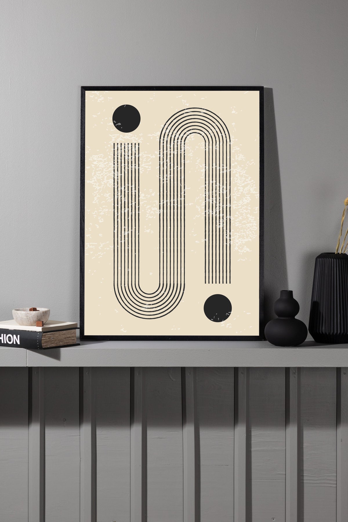 Pantheon Poster in Beige präsentiert im Onlineshop von KAQTU Design AG. Bild ist von Venture Home