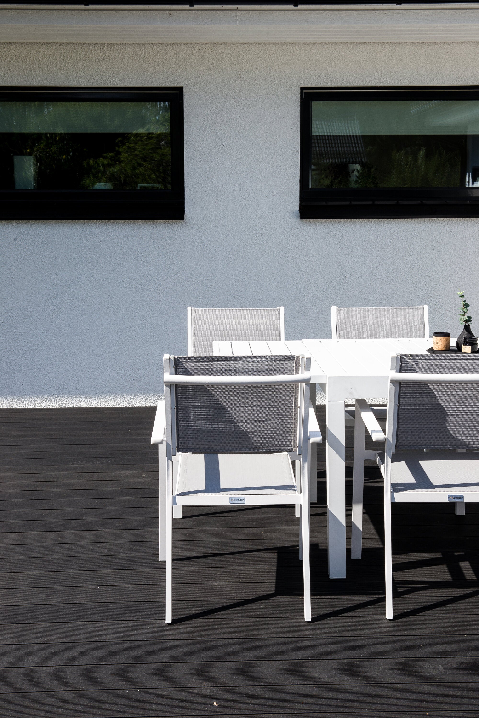 Marbella Outdoor-Tischset + Copacabana 160cm/8St. - KAQTU Design
