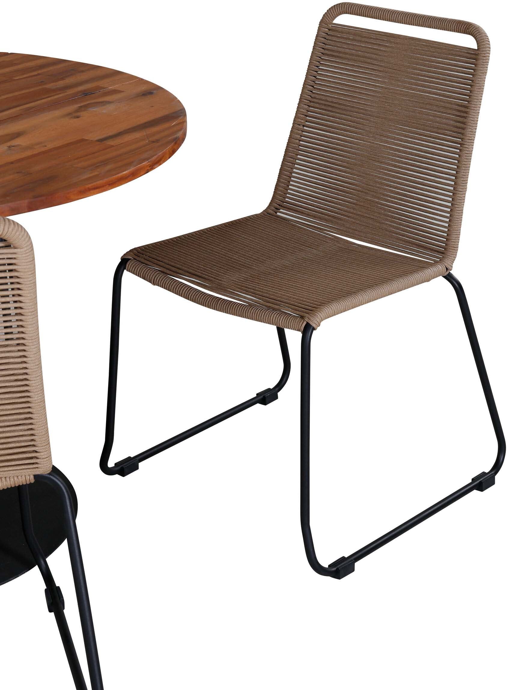 Outdoor-Tischset Cot + Lindos ⌀100cm/4St. - KAQTU Design