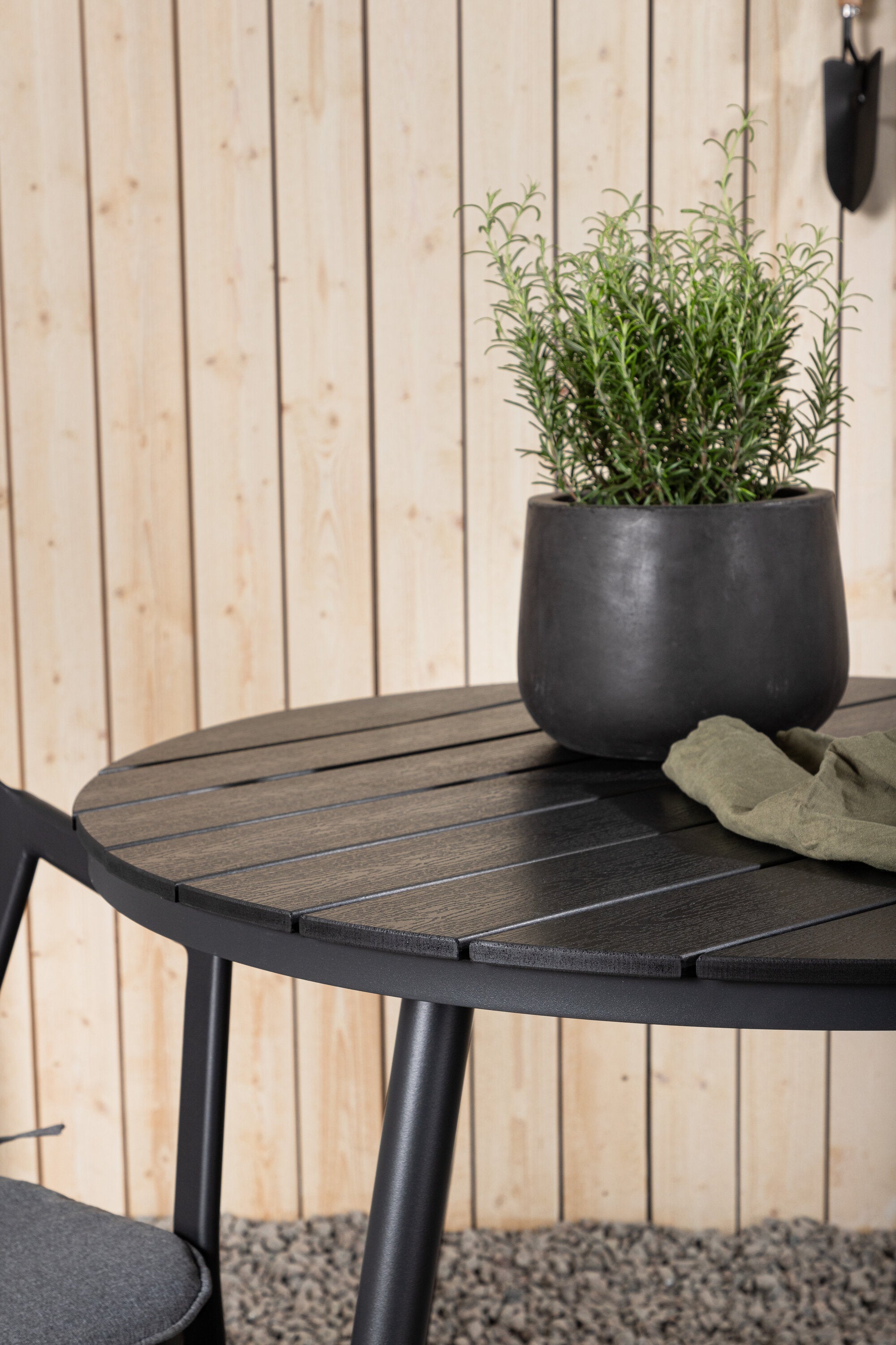 Break Outdoor-Tischset + Slit ⌀90cm/2St. - KAQTU Design