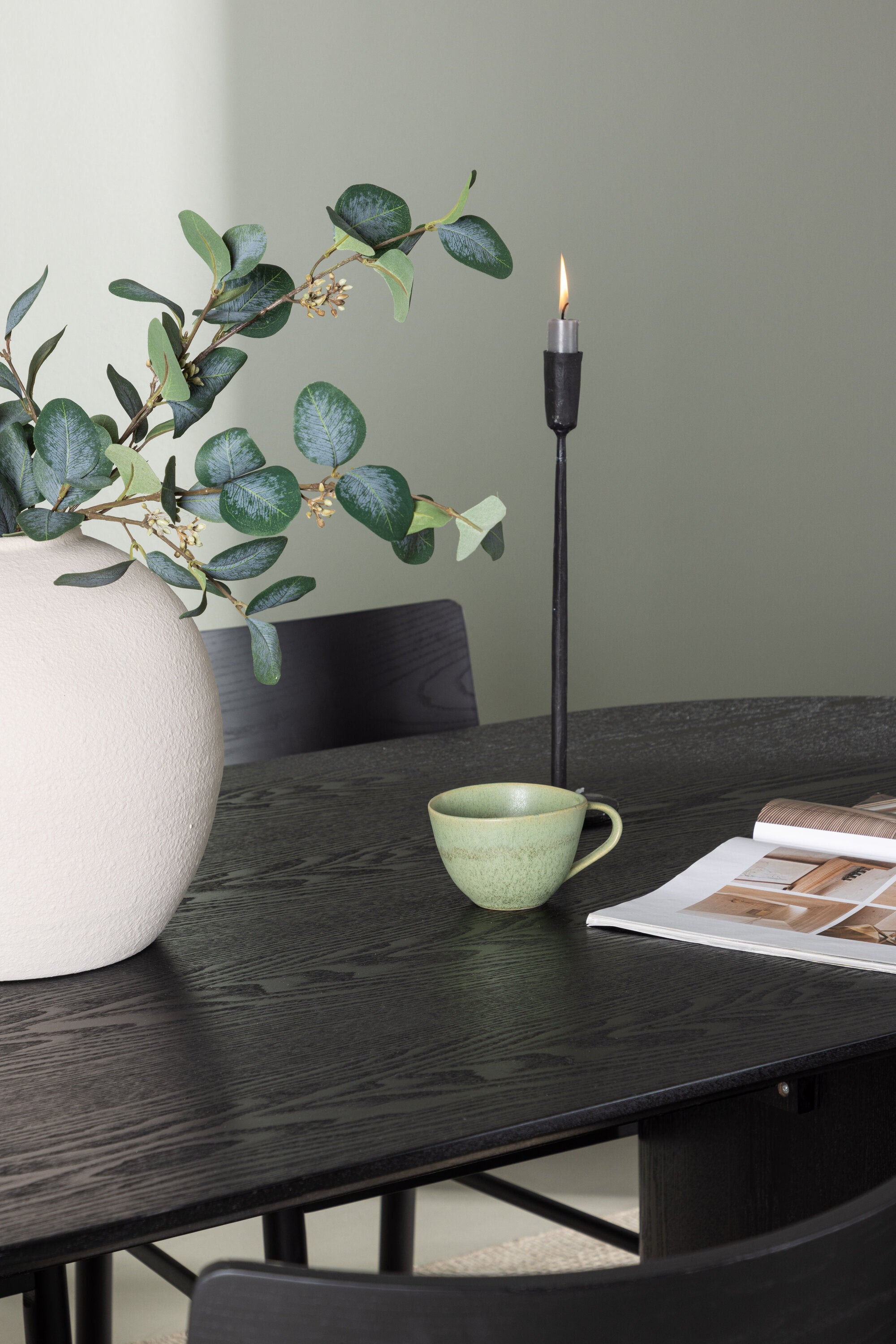 Isolde Esszimmerset + Montros 180cm/4St. in Schwarz präsentiert im Onlineshop von KAQTU Design AG. Esszimmerset ist von Venture Home