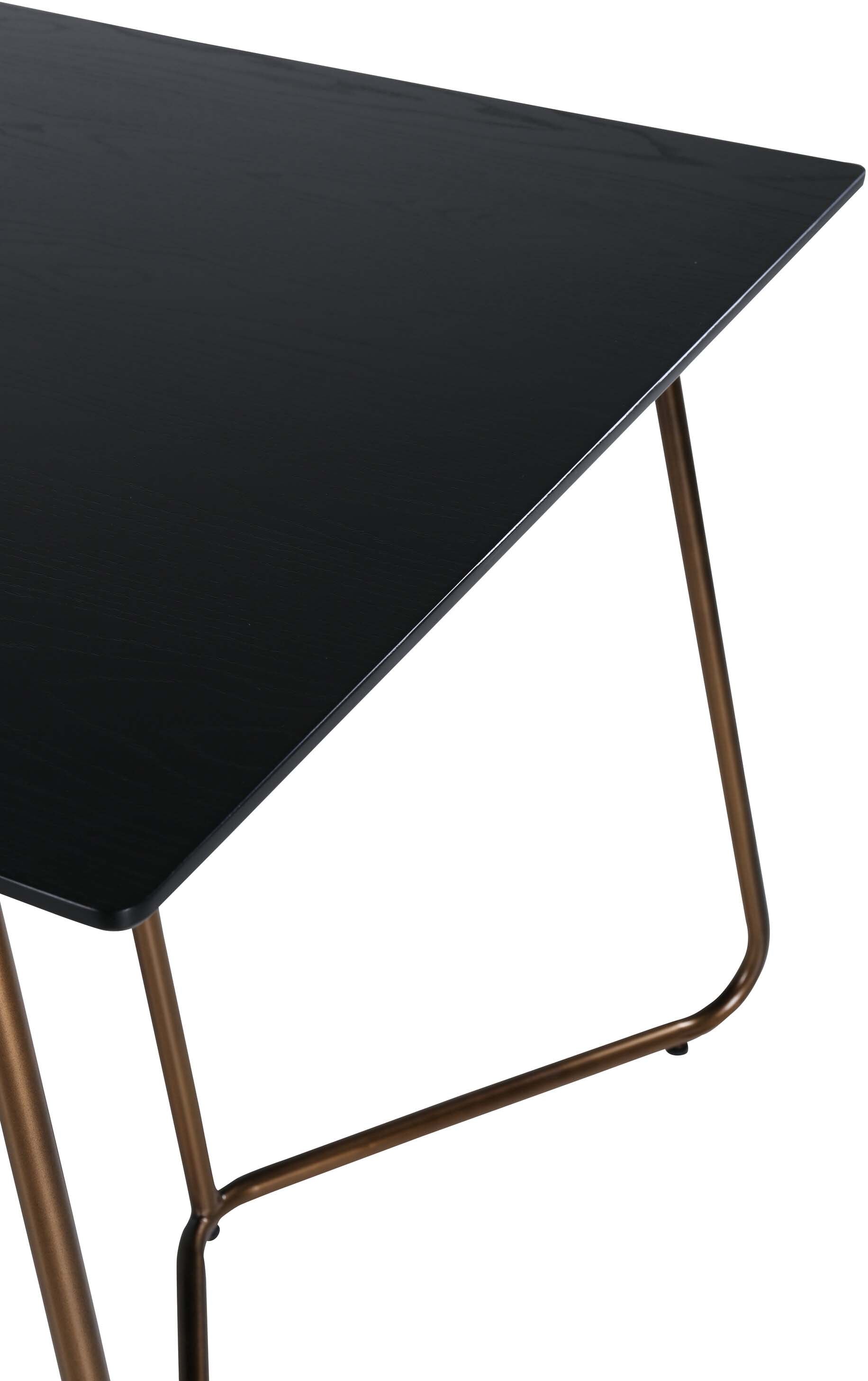 Petra Tisch in Schwarz / Kupfer präsentiert im Onlineshop von KAQTU Design AG. Esstisch ist von Venture Home