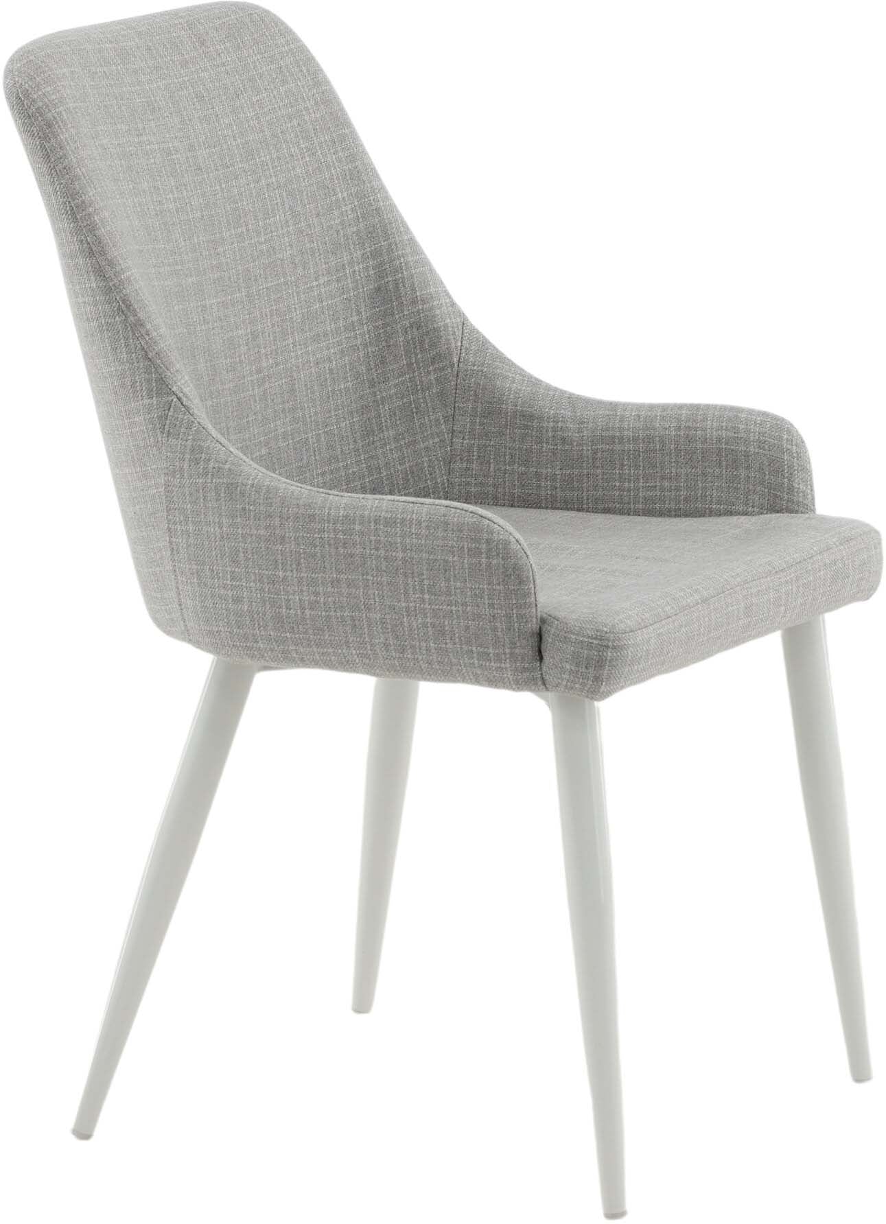 Plaza Stuhl in Hellgrau / Weiss präsentiert im Onlineshop von KAQTU Design AG. Stuhl ist von Venture Home