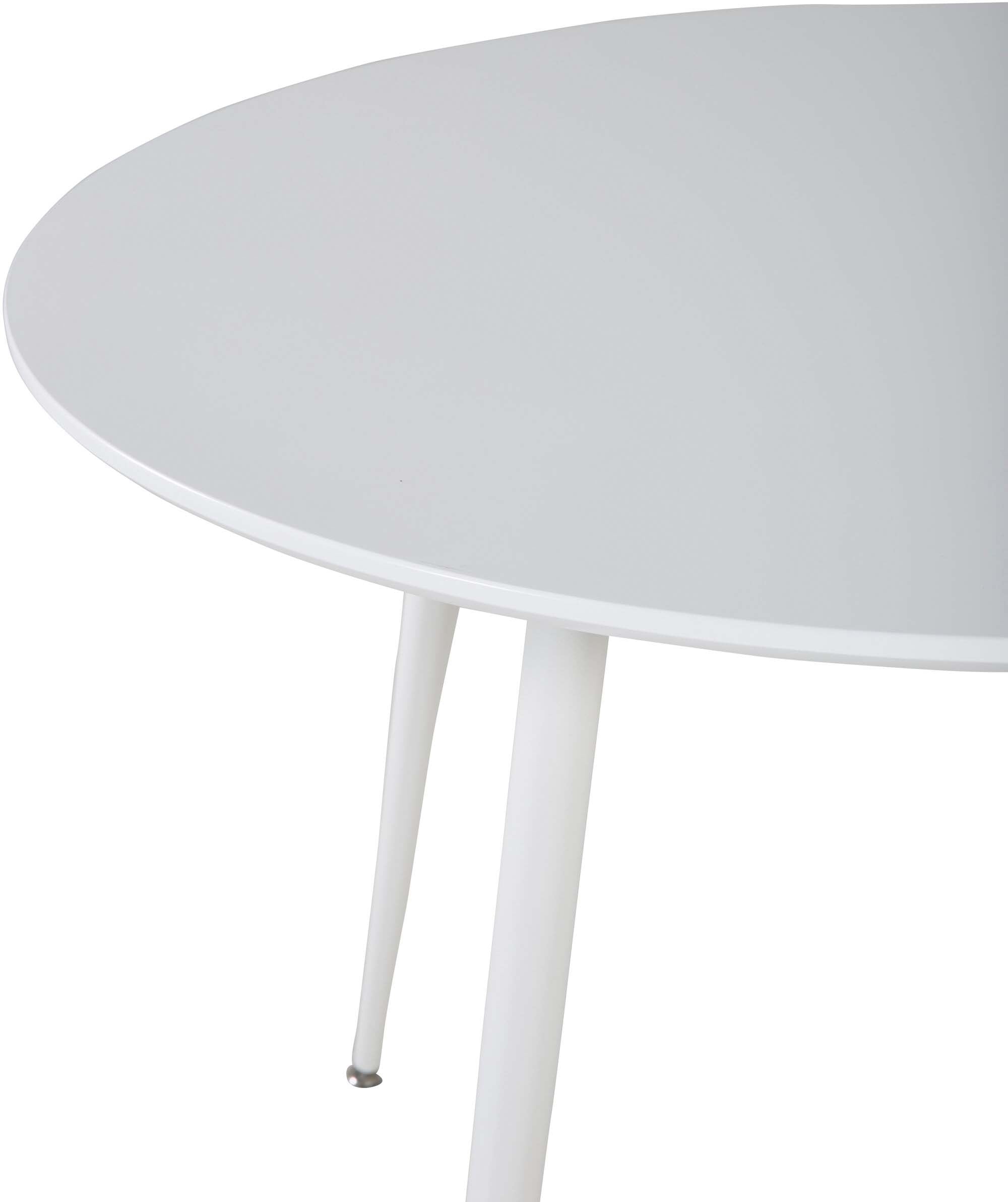 Plaza Tisch in Weiss präsentiert im Onlineshop von KAQTU Design AG. Esstisch ist von Venture Home