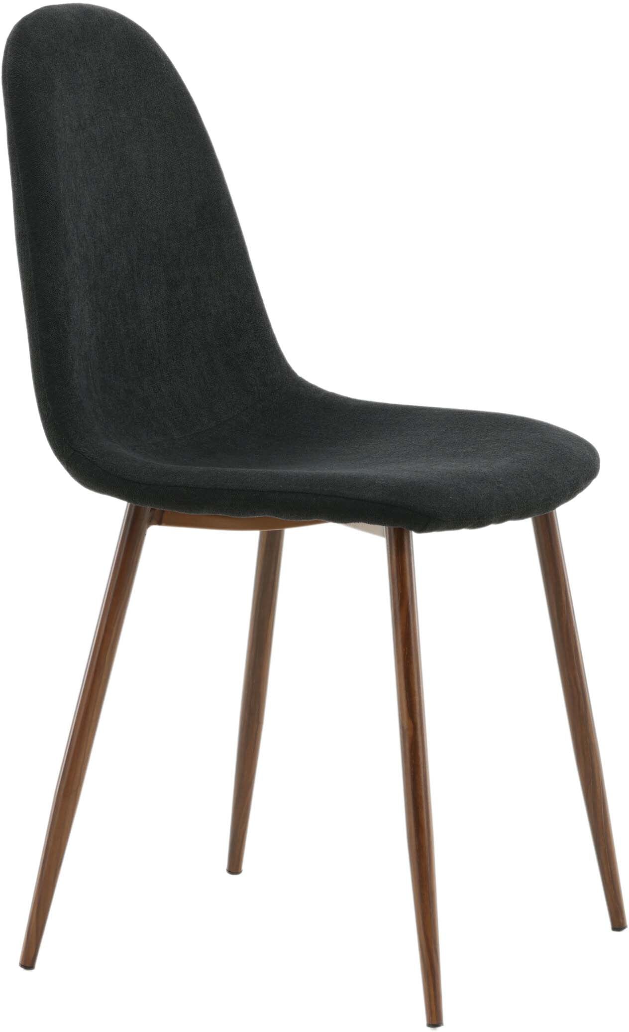 Polar Stuhl in Schwarz/Holz präsentiert im Onlineshop von KAQTU Design AG. Stuhl ist von Venture Home