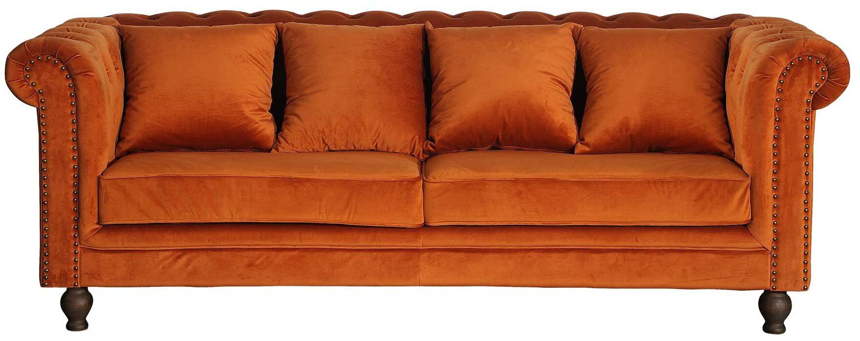 Velvet 3-Sitzer Sofa - KAQTU Design