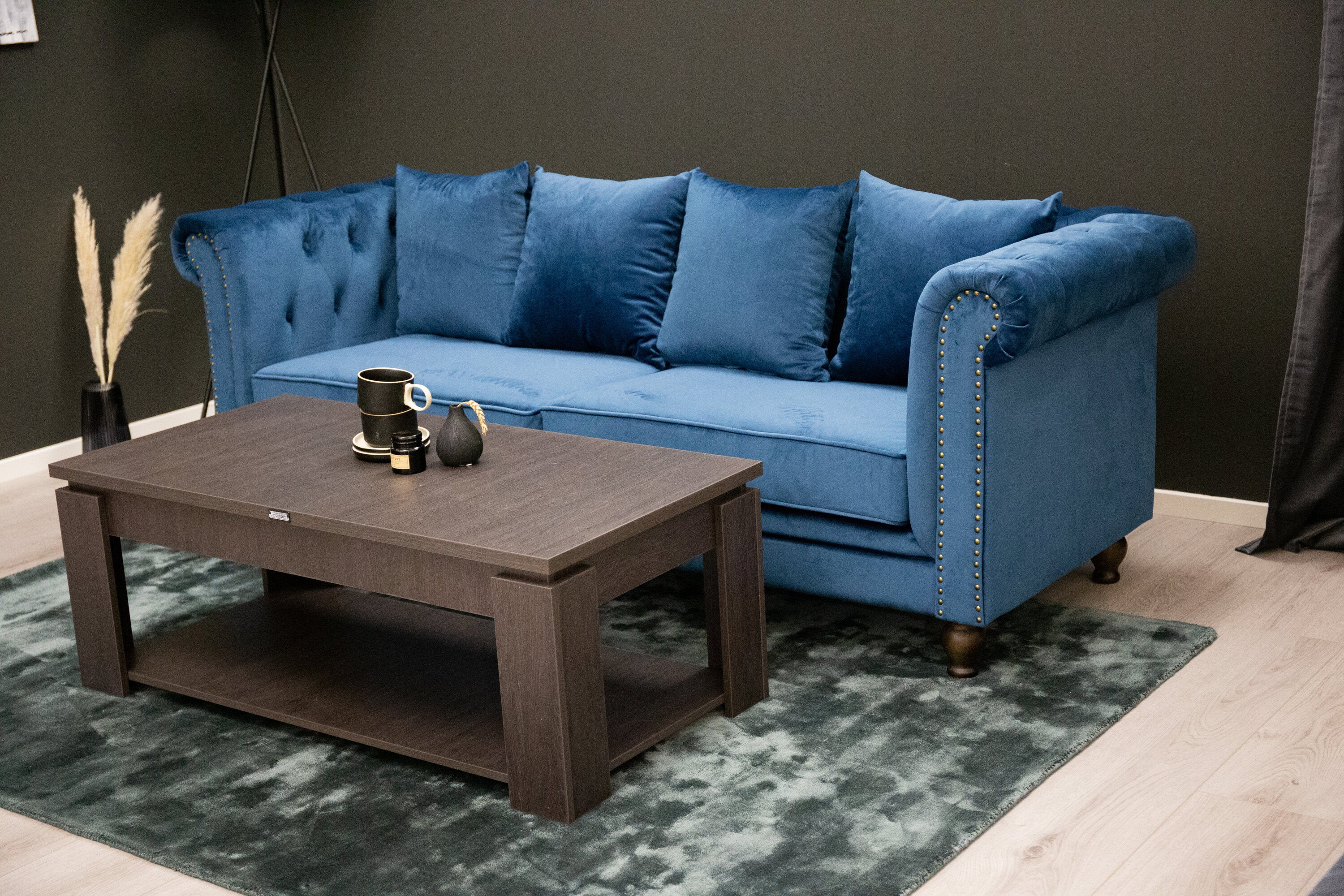 Velvet 3-Sitzer Sofa - KAQTU Design