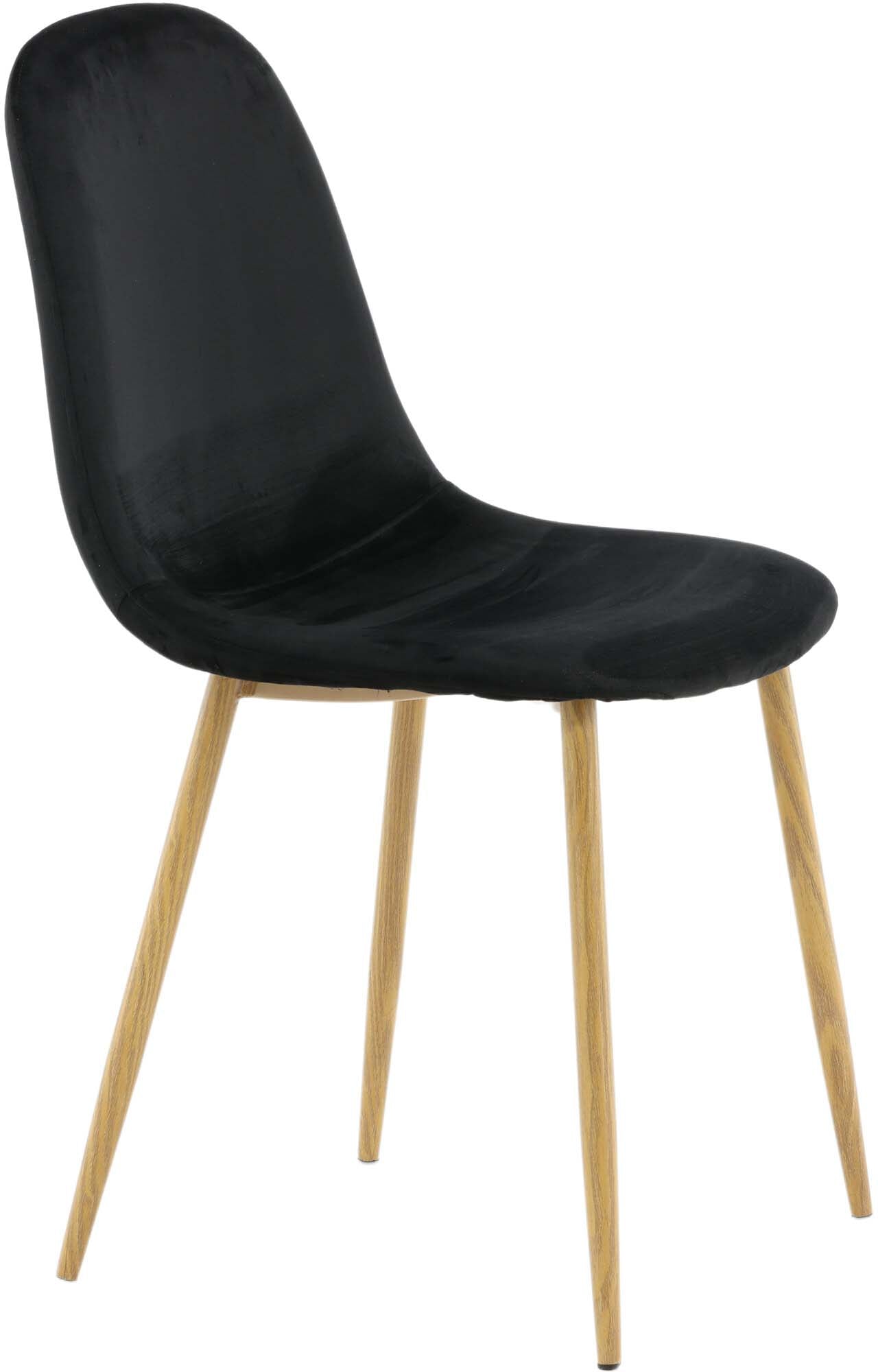 Polar Stuhl in Schwarz/Eicheimitat präsentiert im Onlineshop von KAQTU Design AG. Stuhl ist von Venture Home