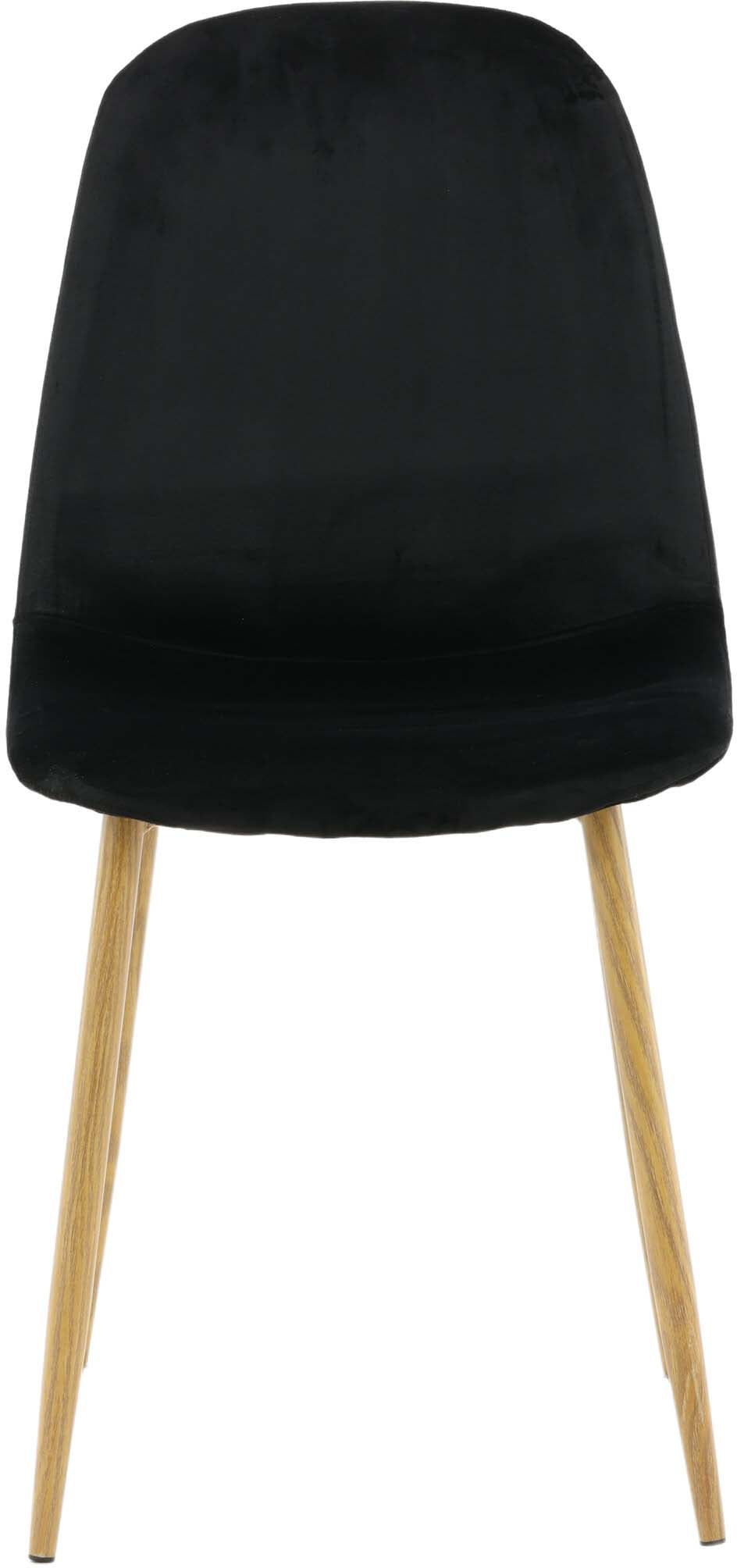 Polar Stuhl in Schwarz/Eicheimitat präsentiert im Onlineshop von KAQTU Design AG. Stuhl ist von Venture Home