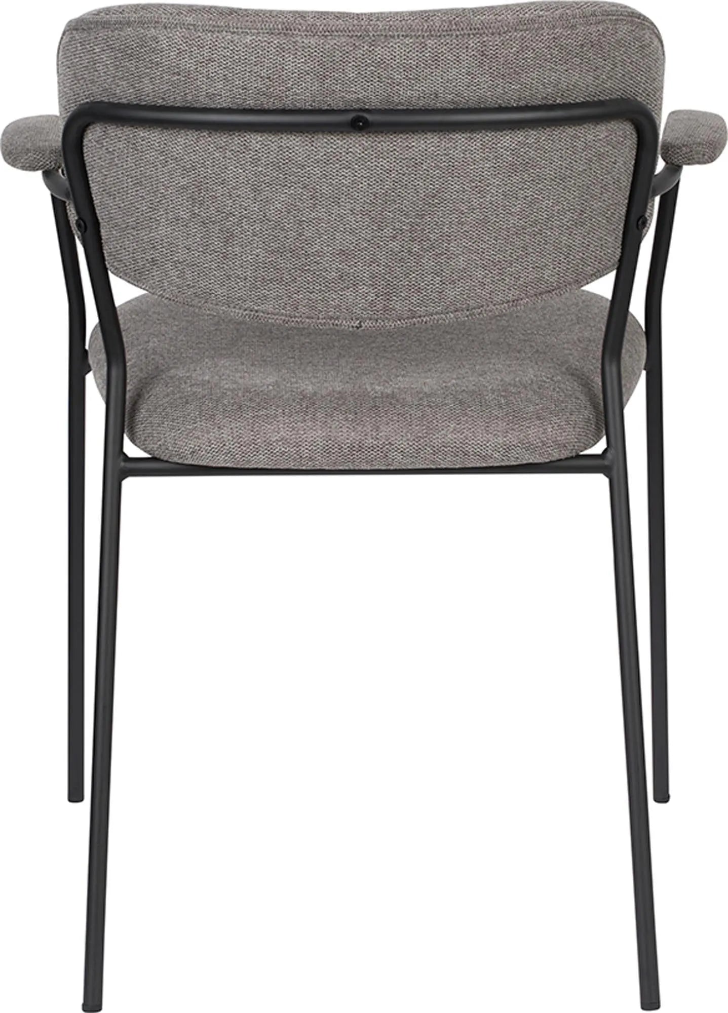 Eleganter Jolien Armlehnstuhl, gepolstert, von White Label Living.