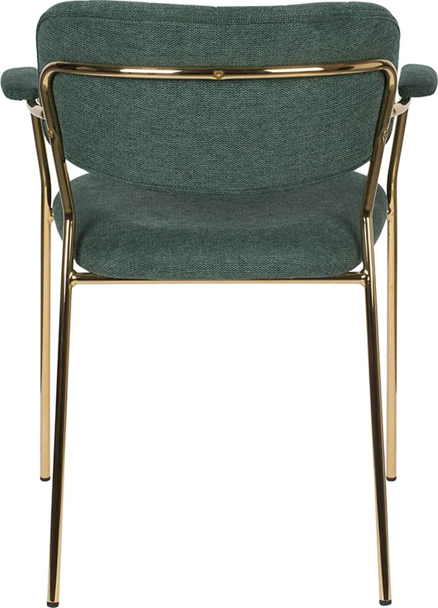 Eleganter Jolien Armlehnstuhl, gepolstert, von White Label Living.