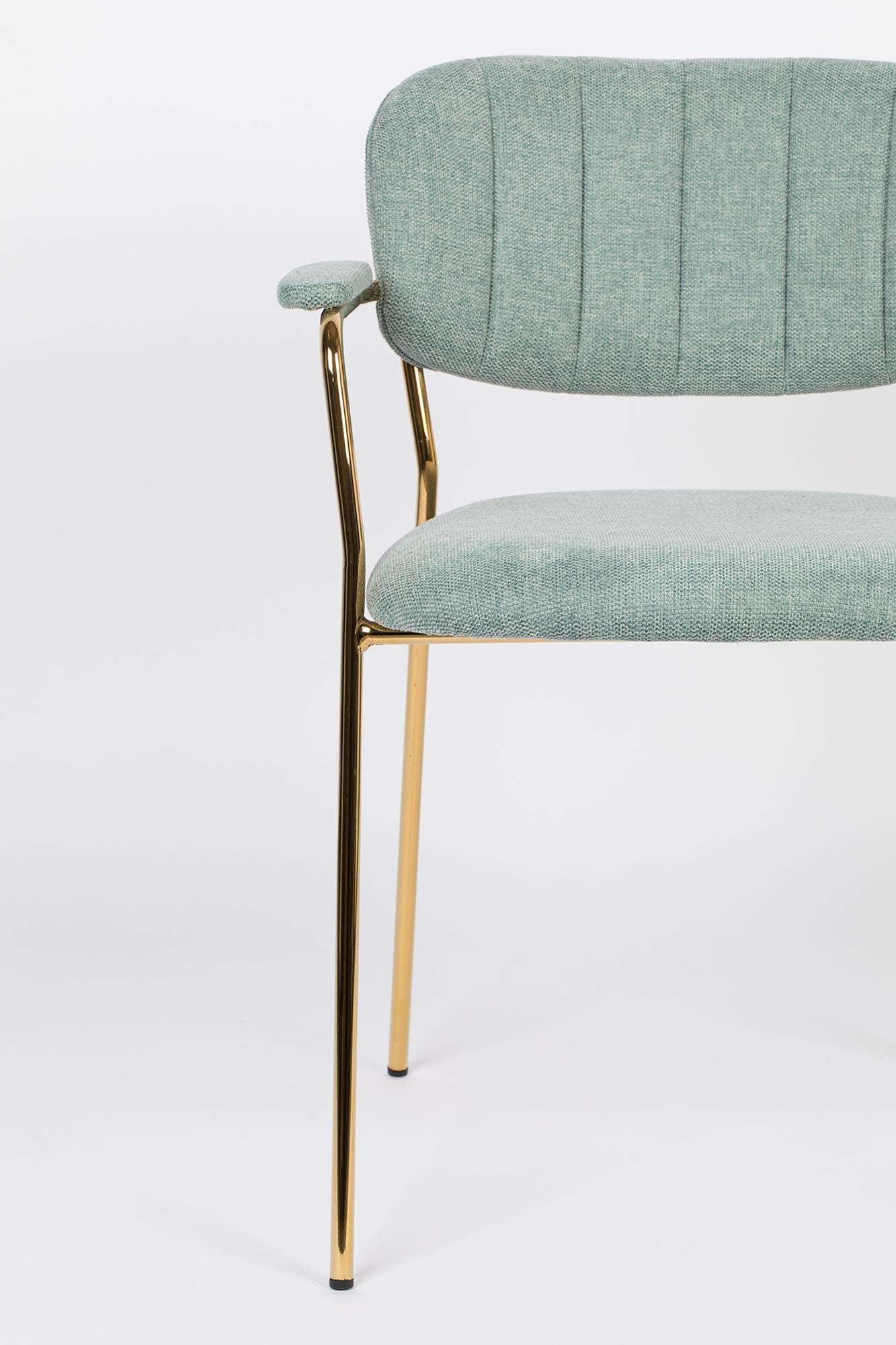 Komfortabler Jolien Stuhl mit Polsterung von White Label Living.
