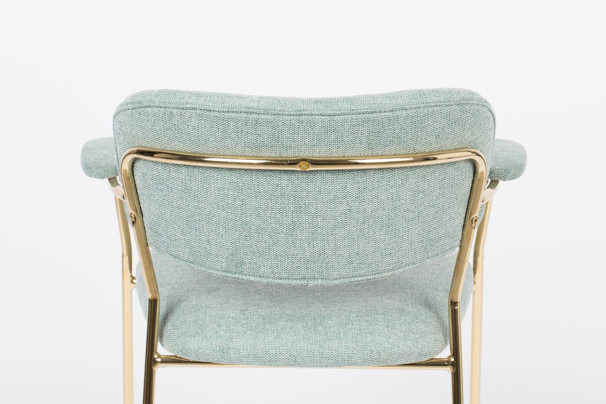 Stilvoller Jolien Armlehnstuhl, gepolstert, von White Label Living.