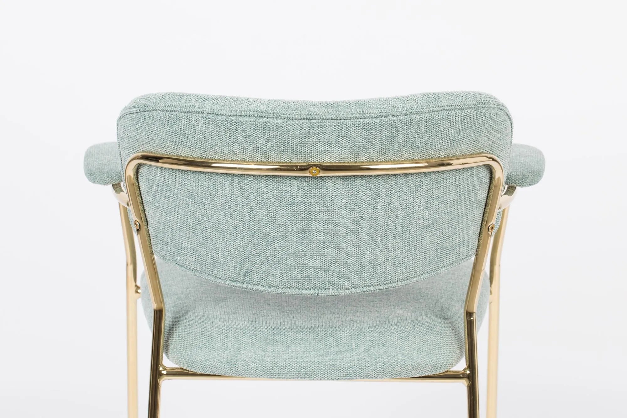 Stilvoller Jolien Armlehnstuhl, gepolstert, von White Label Living.