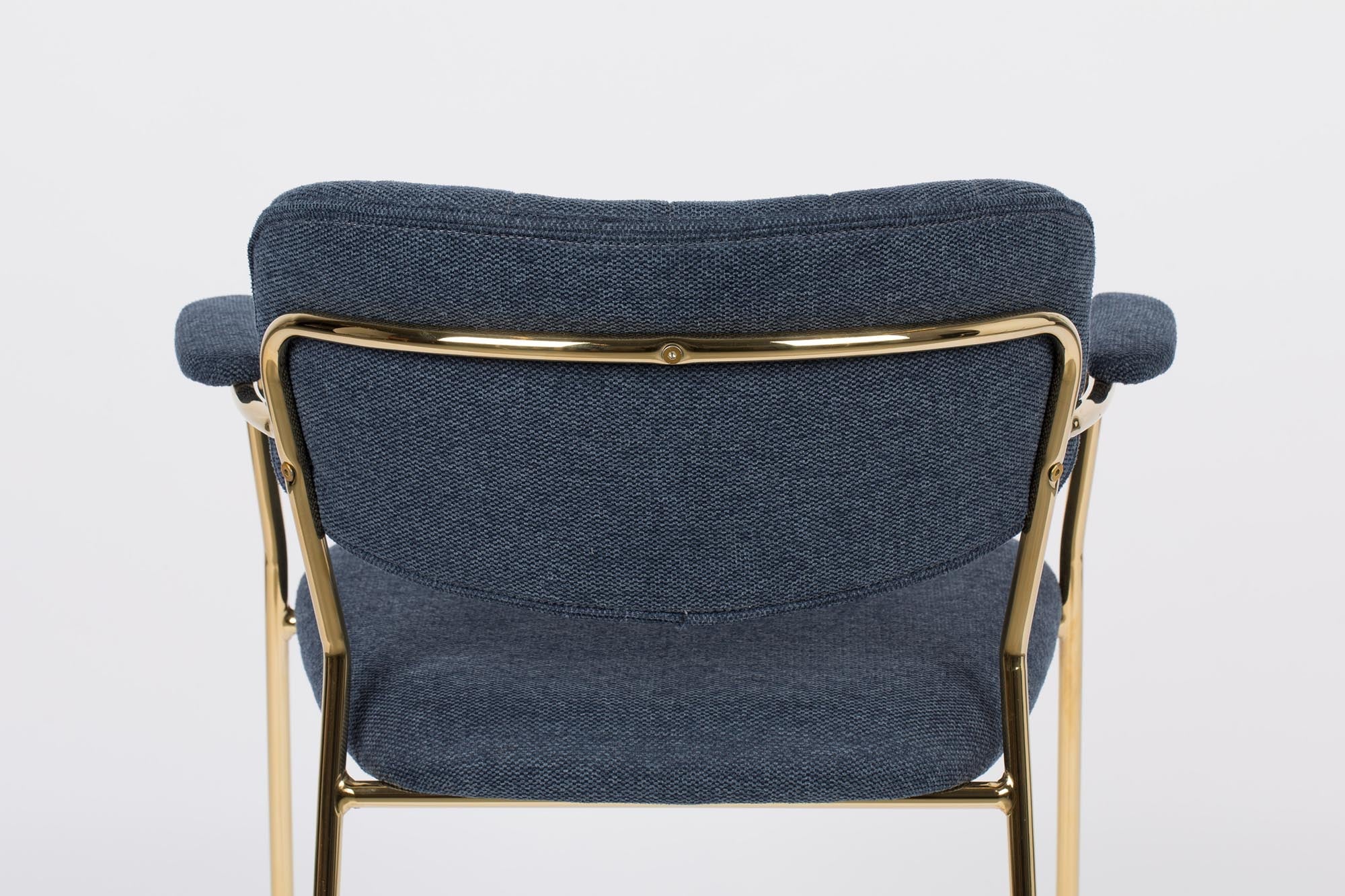 Eleganter Jolien Armlehnstuhl, gepolstert, von White Label Living.