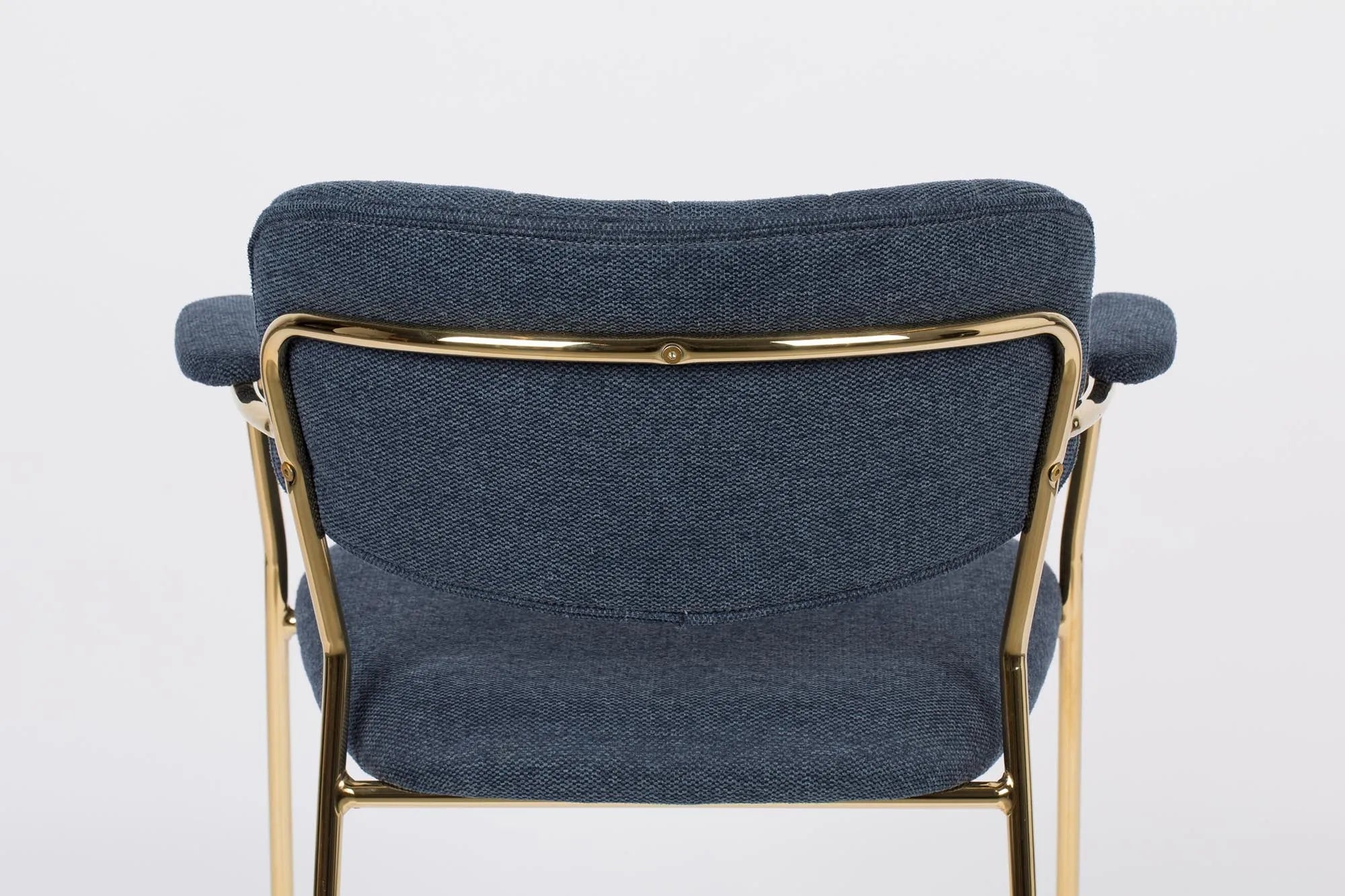 Eleganter Jolien Armlehnstuhl, gepolstert, von White Label Living.