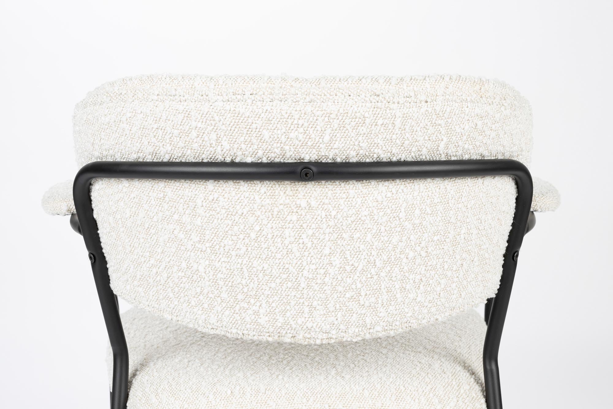 Komfortabler Jolien Stuhl mit Polsterung von White Label Living.