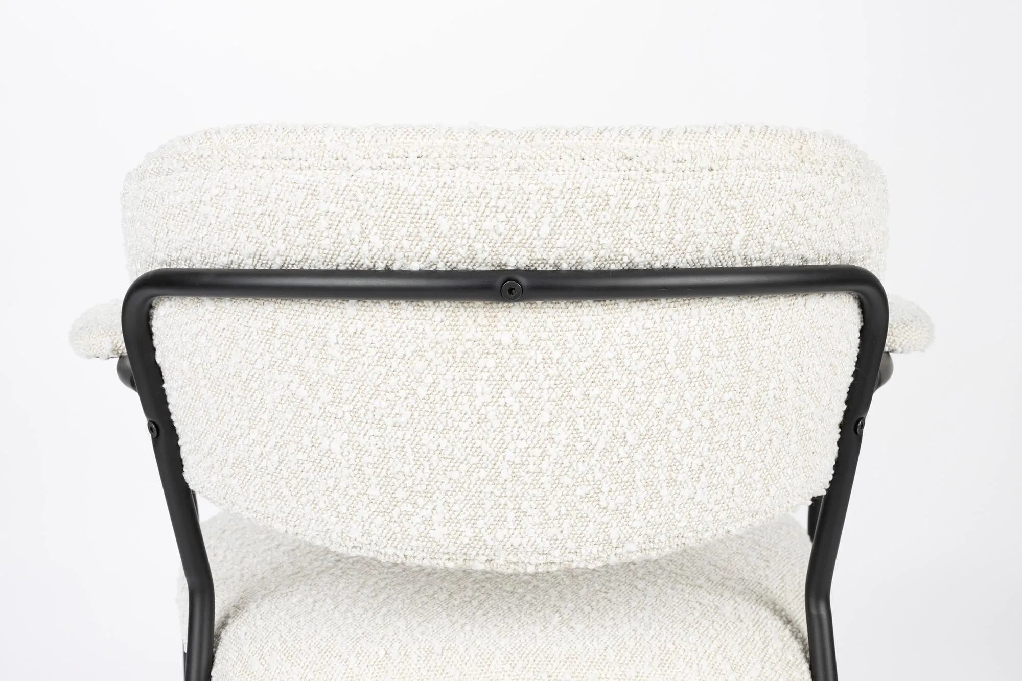 Komfortabler Jolien Stuhl mit Polsterung von White Label Living.