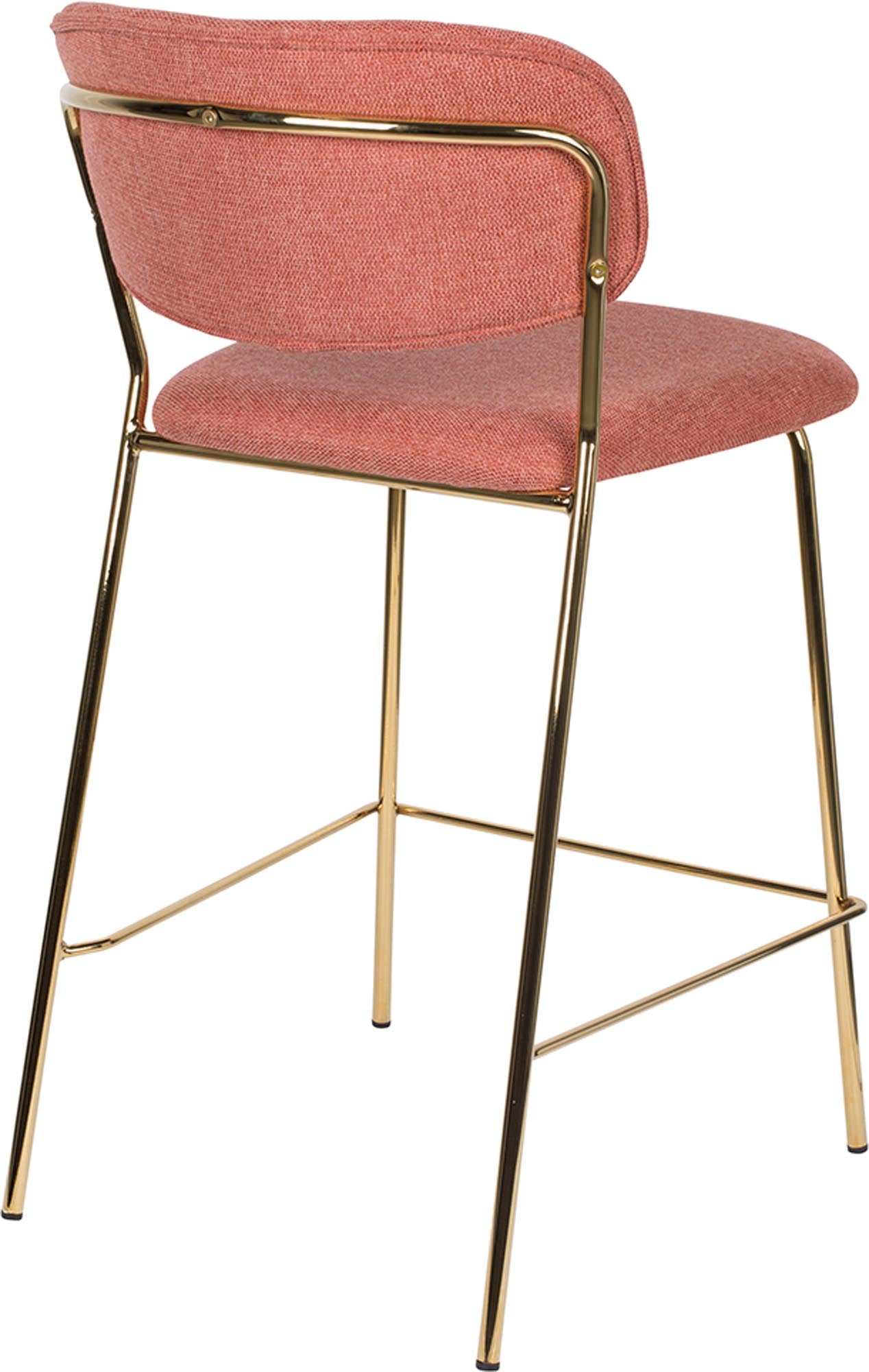 Entdecken Sie den stilvollen Barstuhl Jolien von White Label Living – gepolstert für höchsten Sitzkomfort und modernes Design.