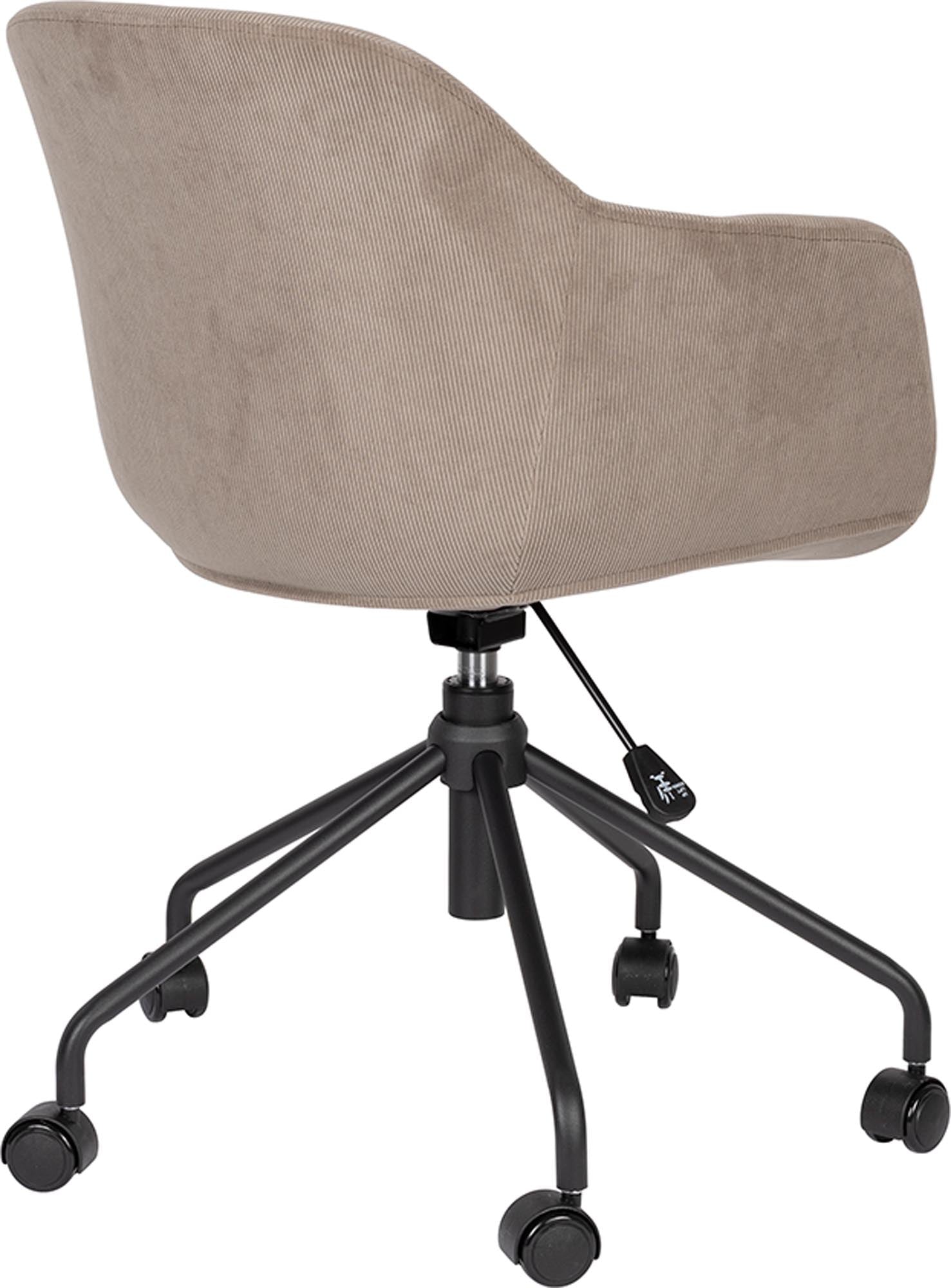 Erleben Sie den JUNZO RIB Bürostuhl von White Label Living – eine stilvolle und bequeme Lösung für Ihr Büro oder Homeoffice.