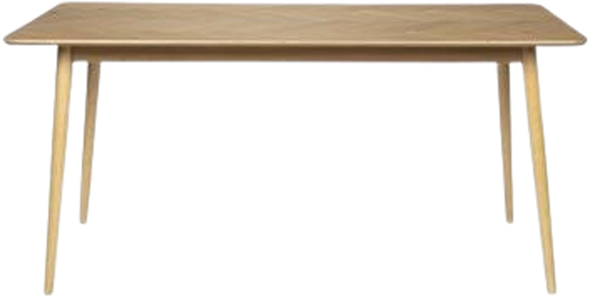 Eleganter Esstisch Fabio aus massivem Eichenholz, modern und langlebig, ideal für gesellige Abende im stilvollen Esszimmer.