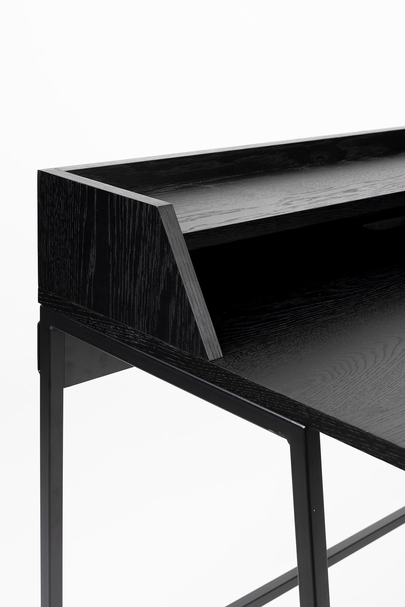 Moderner Schreibtisch GIORGIO von White Label Living: Stilvoller Arbeitsplatz für Ihr Homeoffice mit großzügiger Tischplatte und praktischer Ablage.