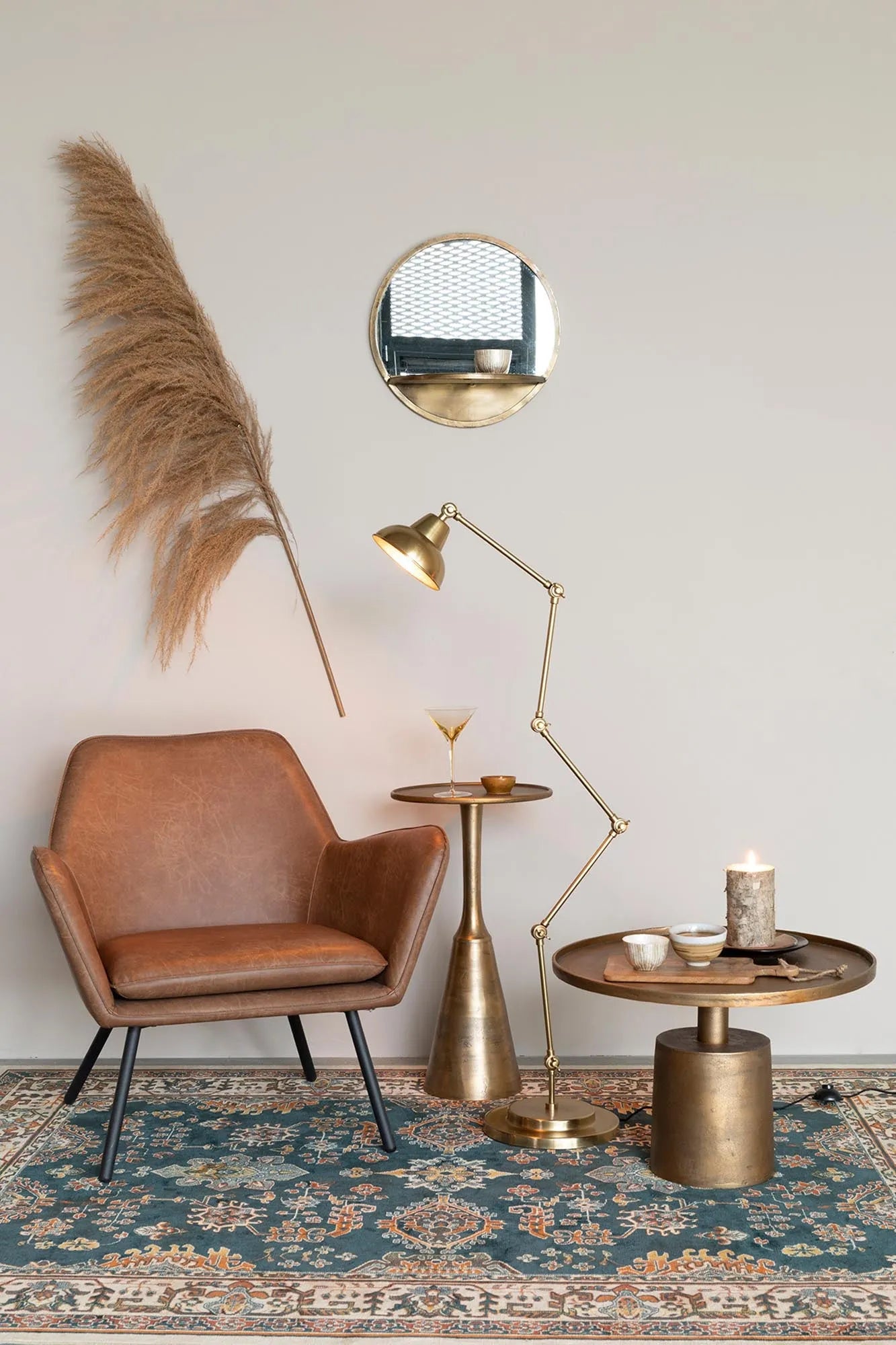 Stilvoller MASON Beistelltisch von White Label Living in vielen Farben.