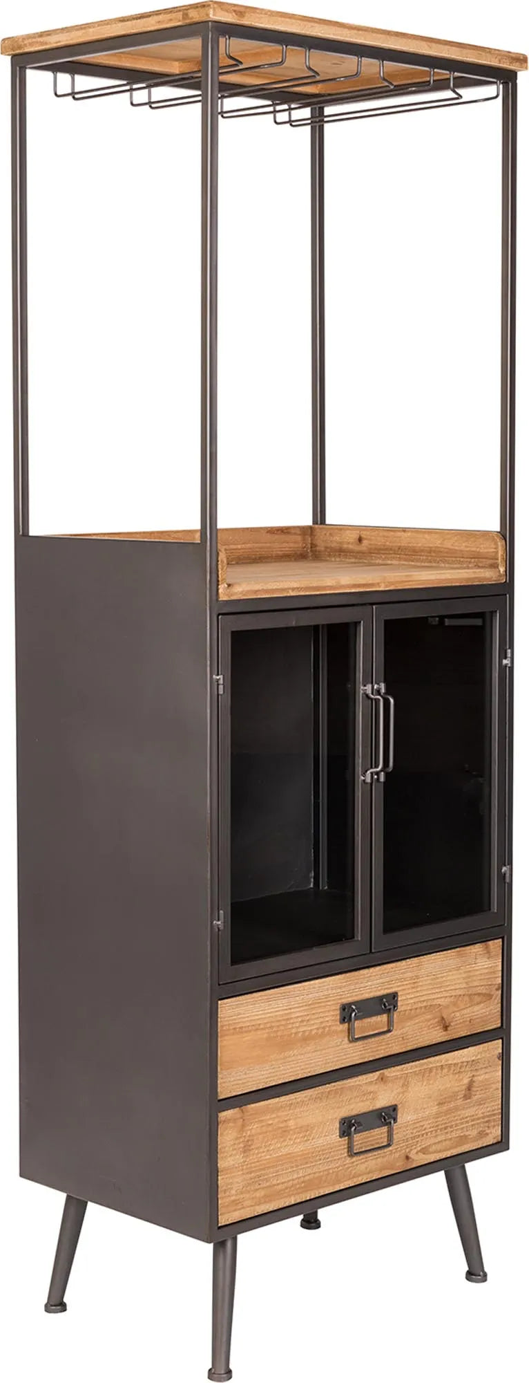 Elegantes Damian HIGH Cabinet von White Label Living für modernes Wohnen.