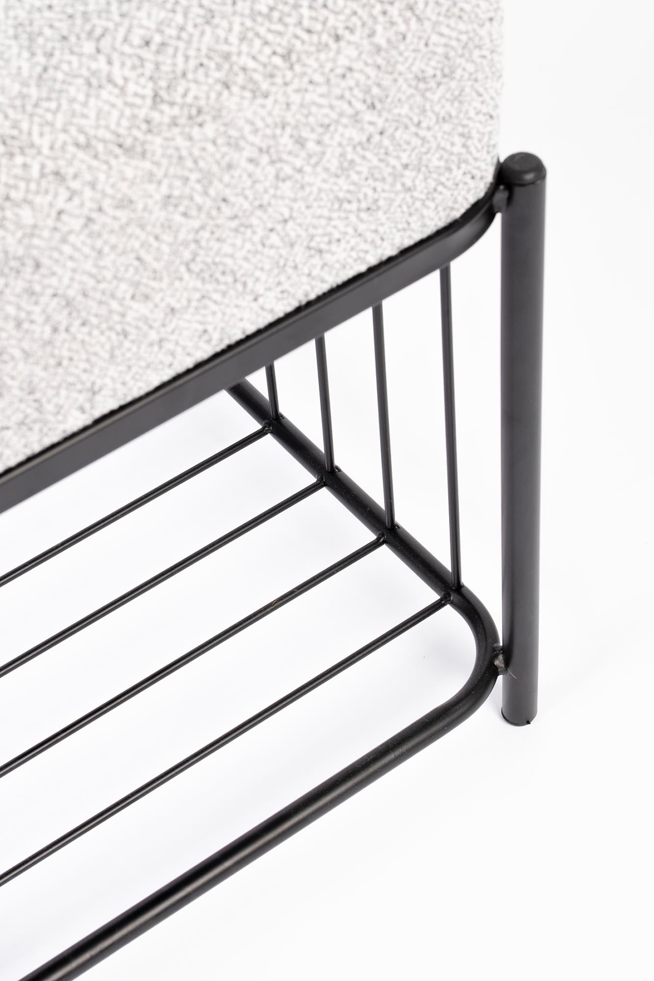 Stylischer Hocker Milou von White Label Living: Ideal für jedes moderne Zuhause und vielseitig einsetzbar.