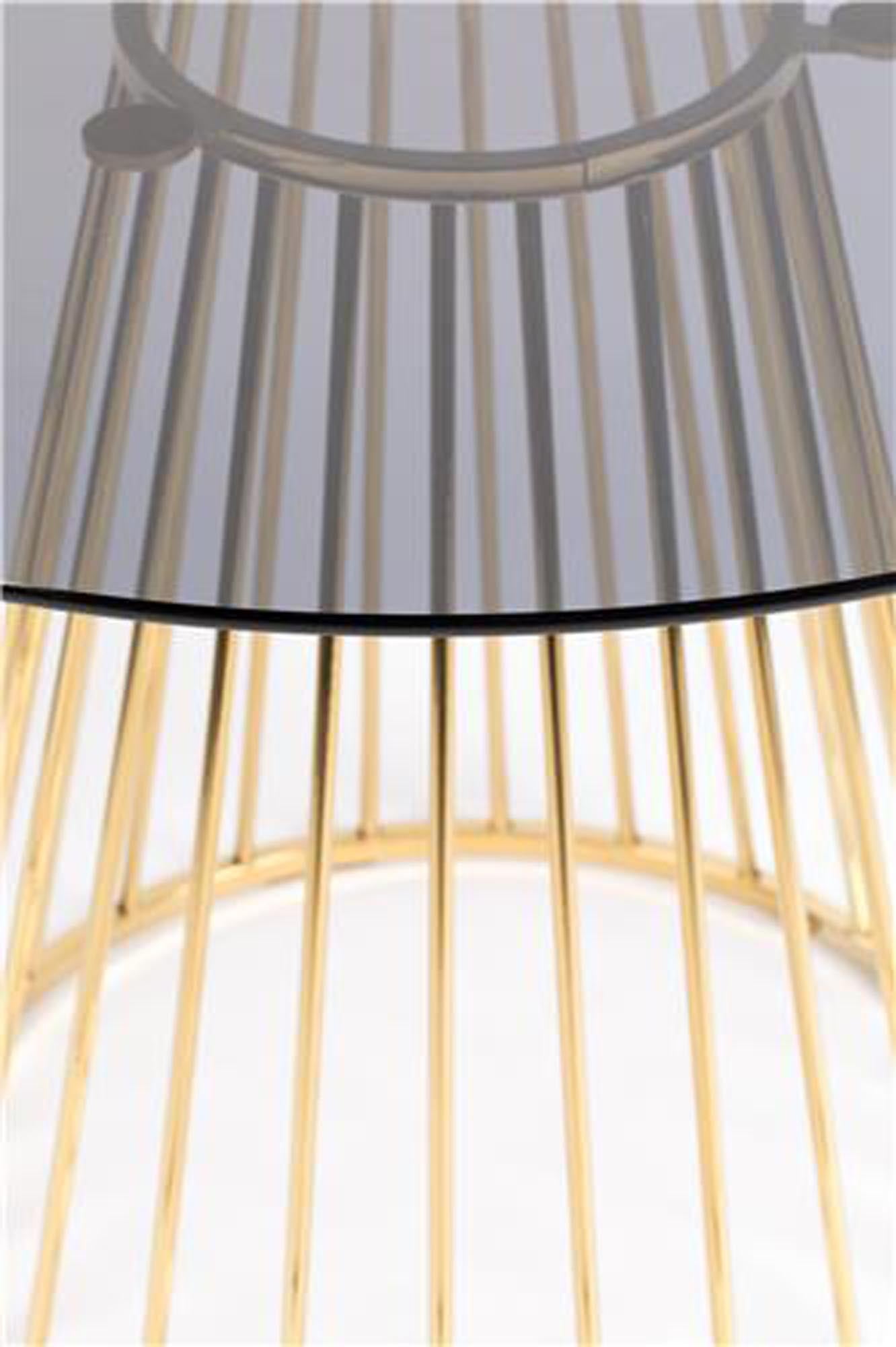 Moderner Tisch FLORIS von White Label Living, stilvolles Design, hochwertige Materialien, ideal für Esszimmer.
