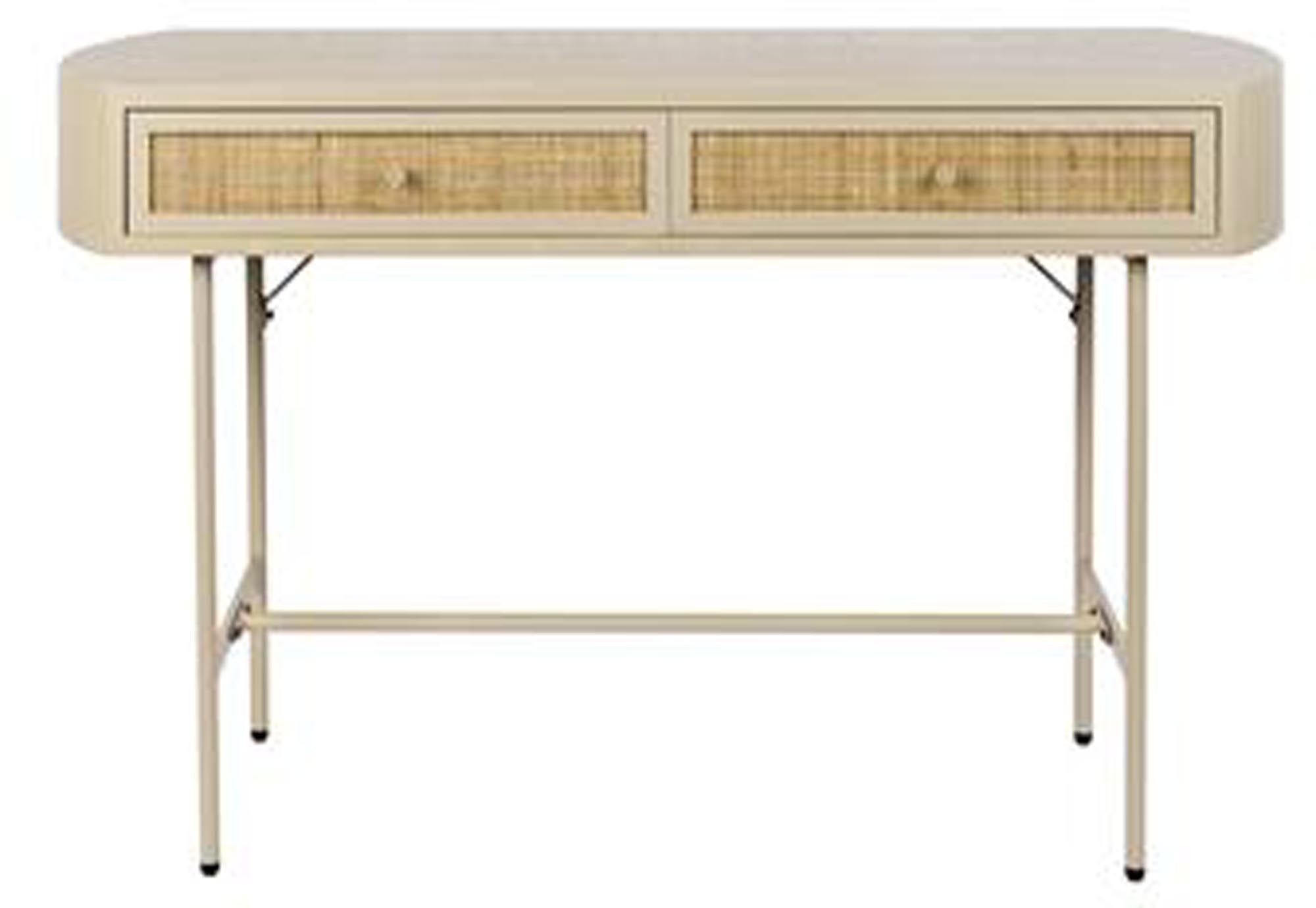 Moderner Konsolentisch AMAYA 2DR mit Stauraum von White Label Living.
