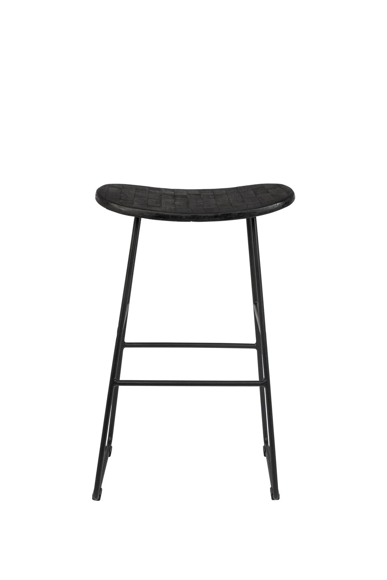 Barhocker Tangle: Stilvolles Teakholz-Design von White Label Living.